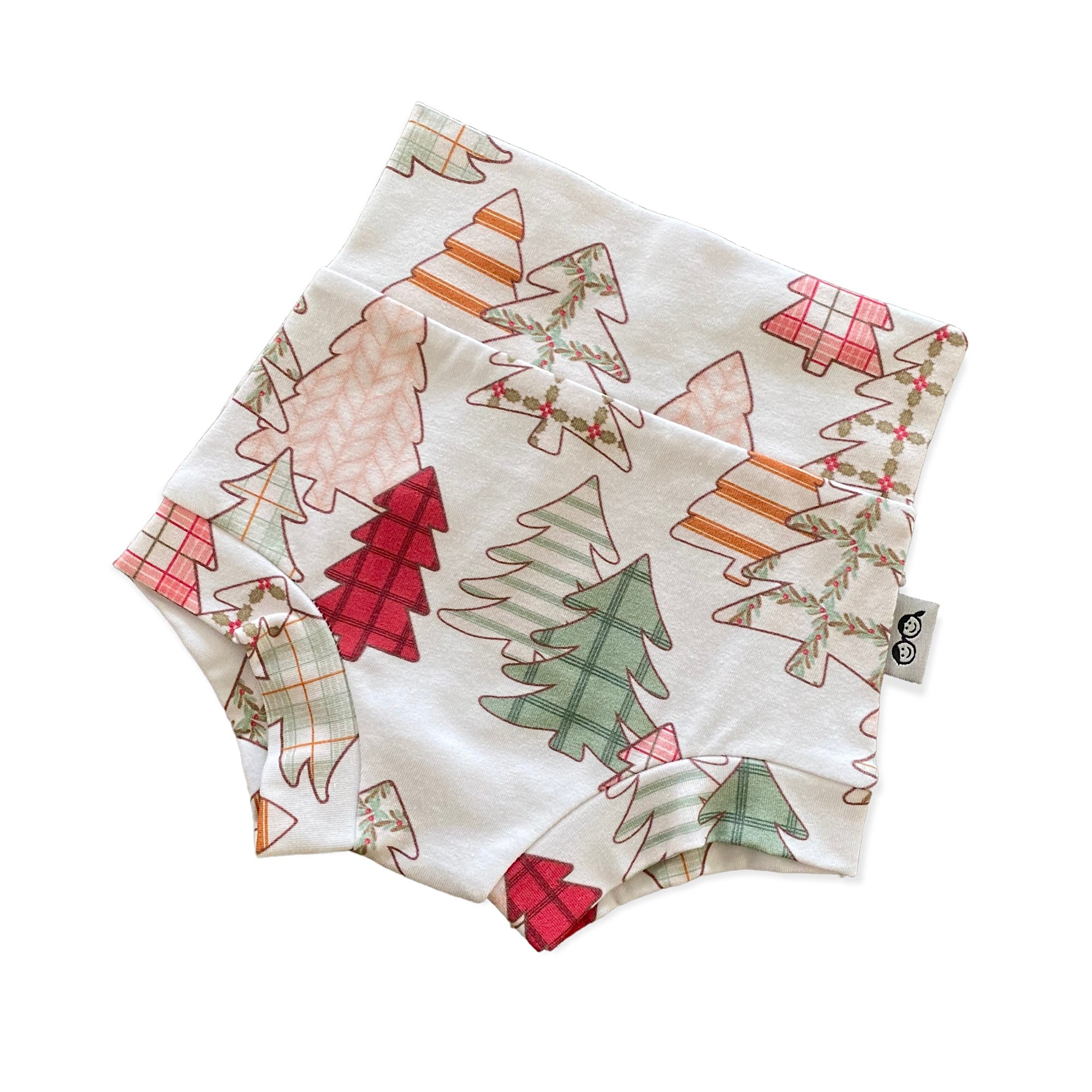 Vintage Christmas Trees Bummies and/or Headbands