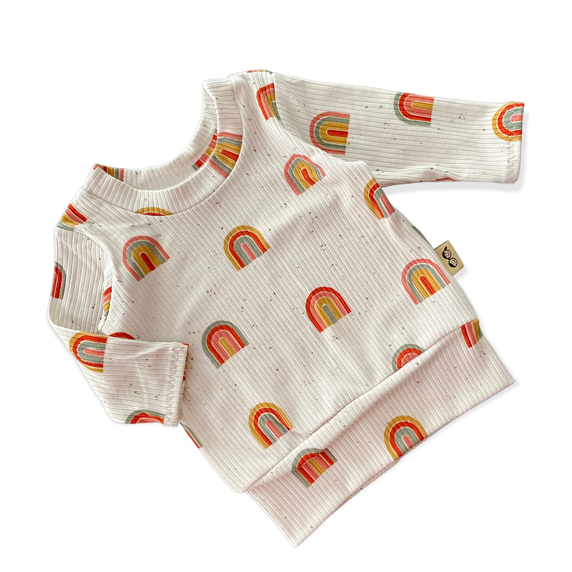 Retro Rainbows Ribbed Lounge Set