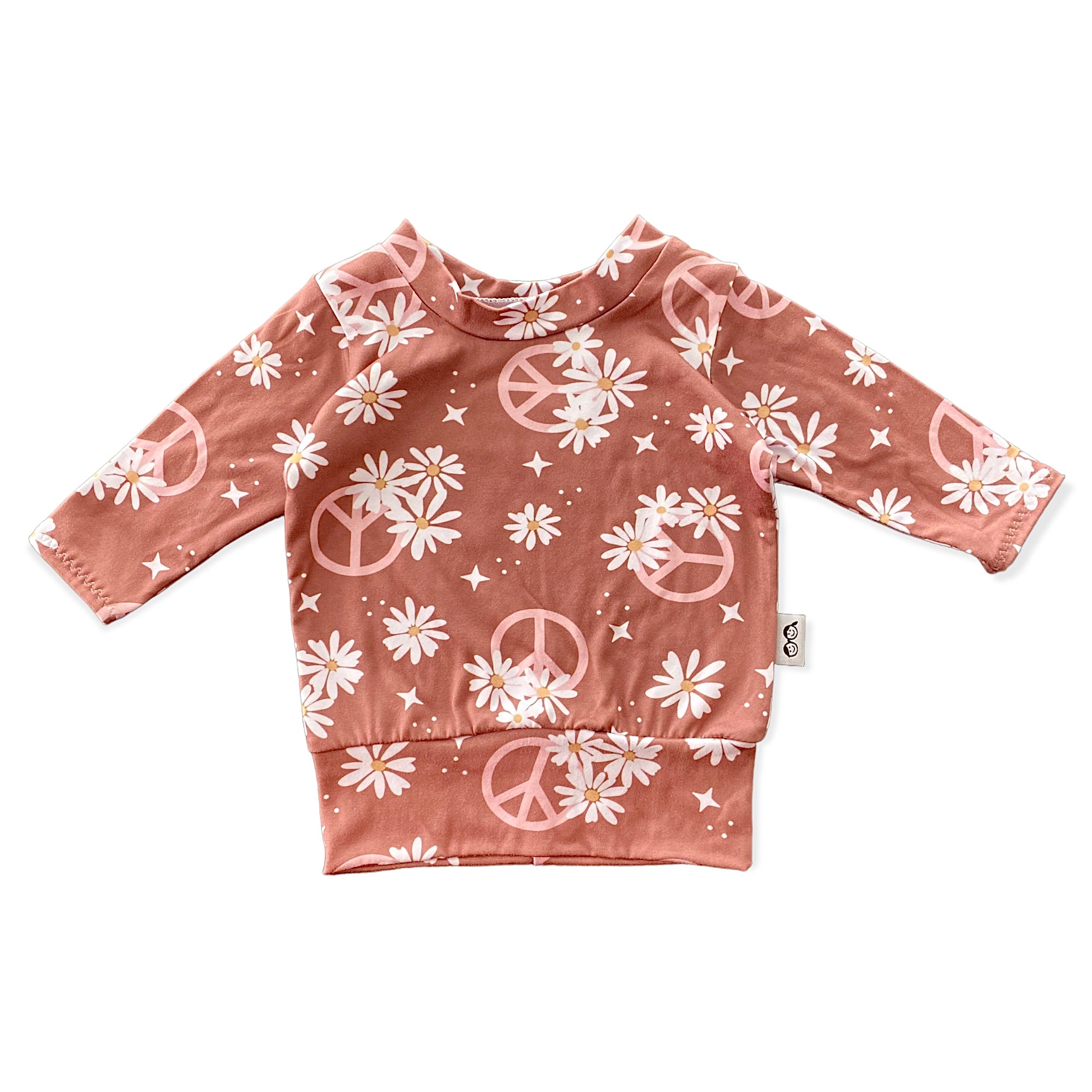 Mauve Flower Power Dudis Pullover