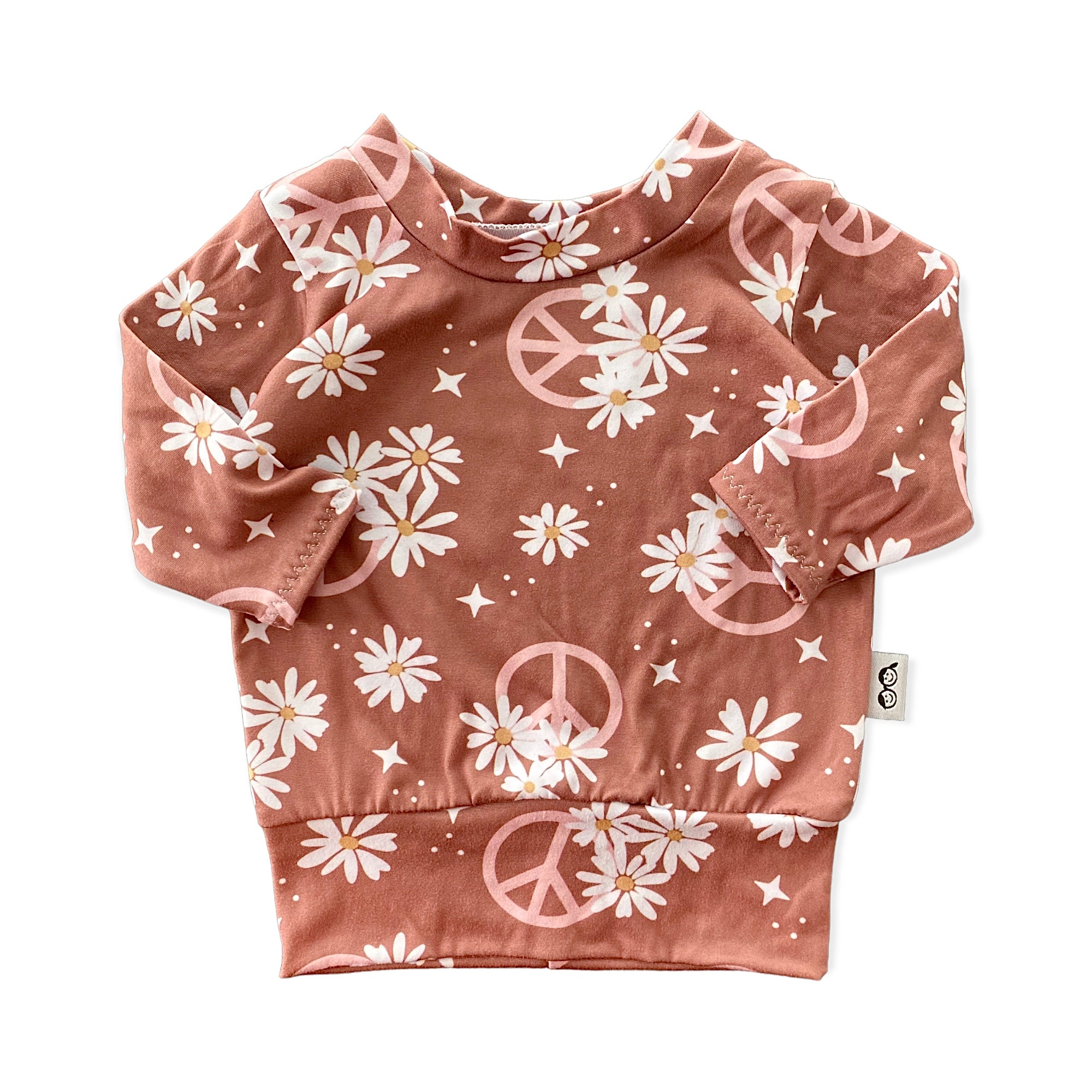 Mauve Flower Power Dudis Pullover