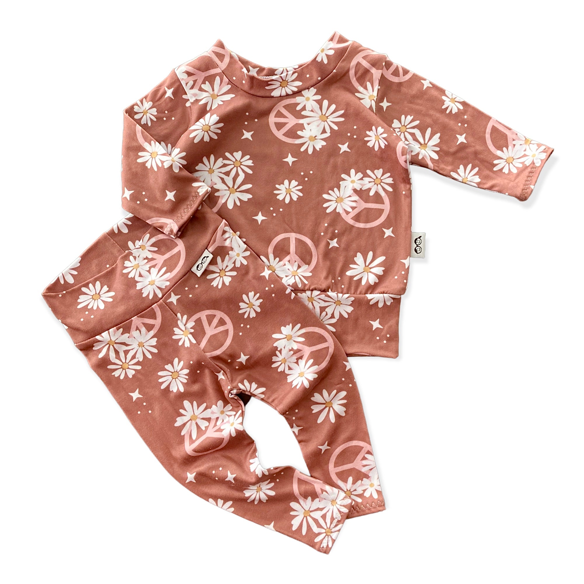 Mauve Flower Power Dudis Lounge Set