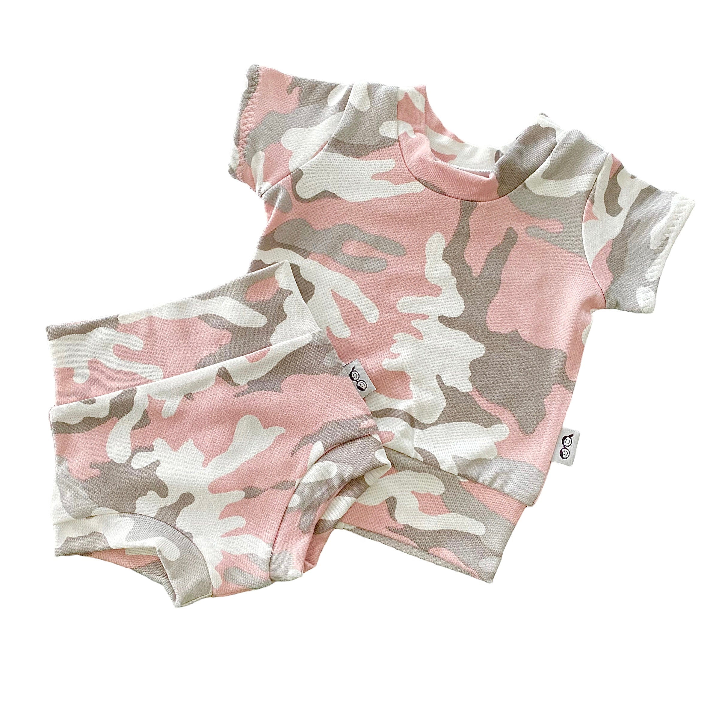Pink Camo Summer Lounge Set