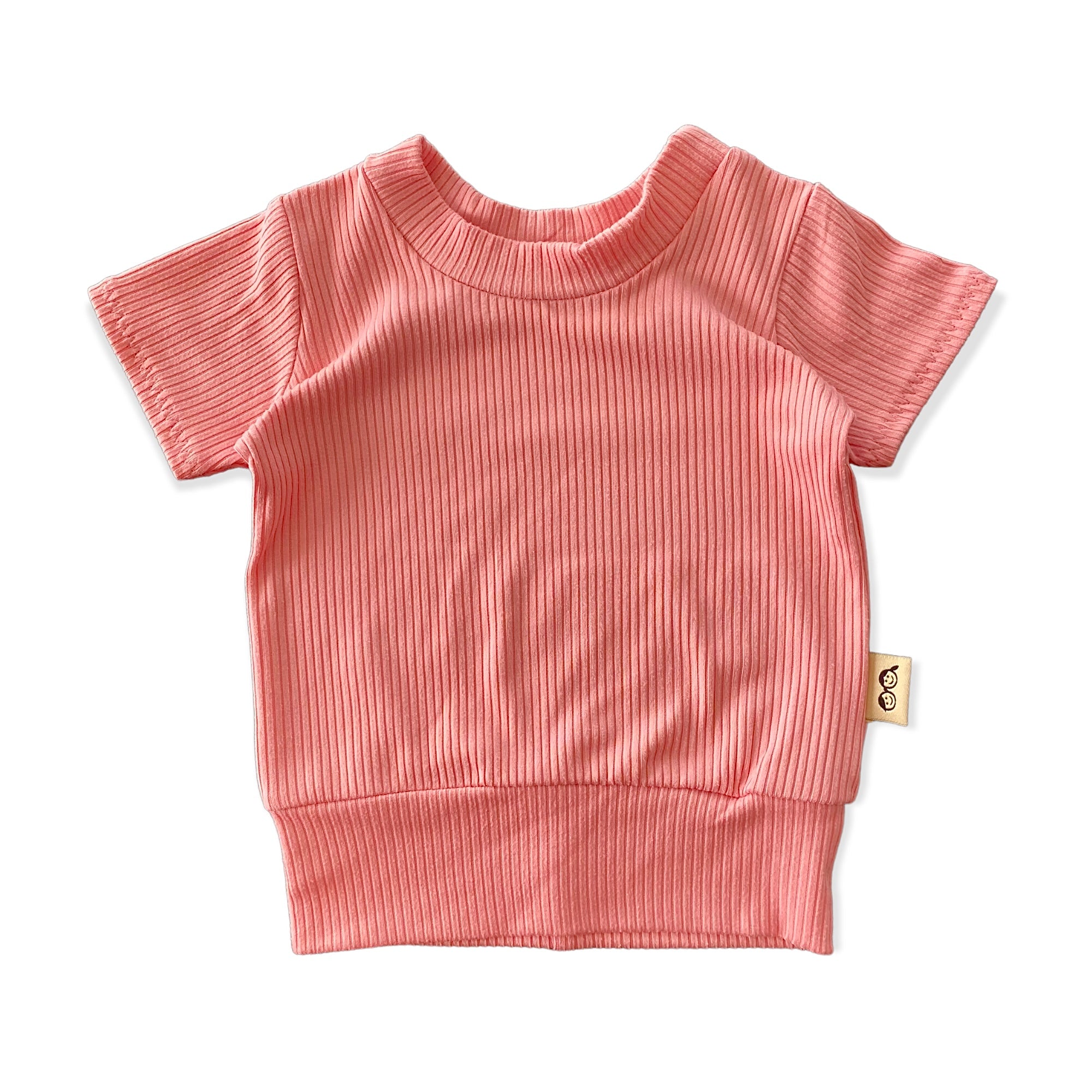 Pink Ribbed Summer Lounge Set