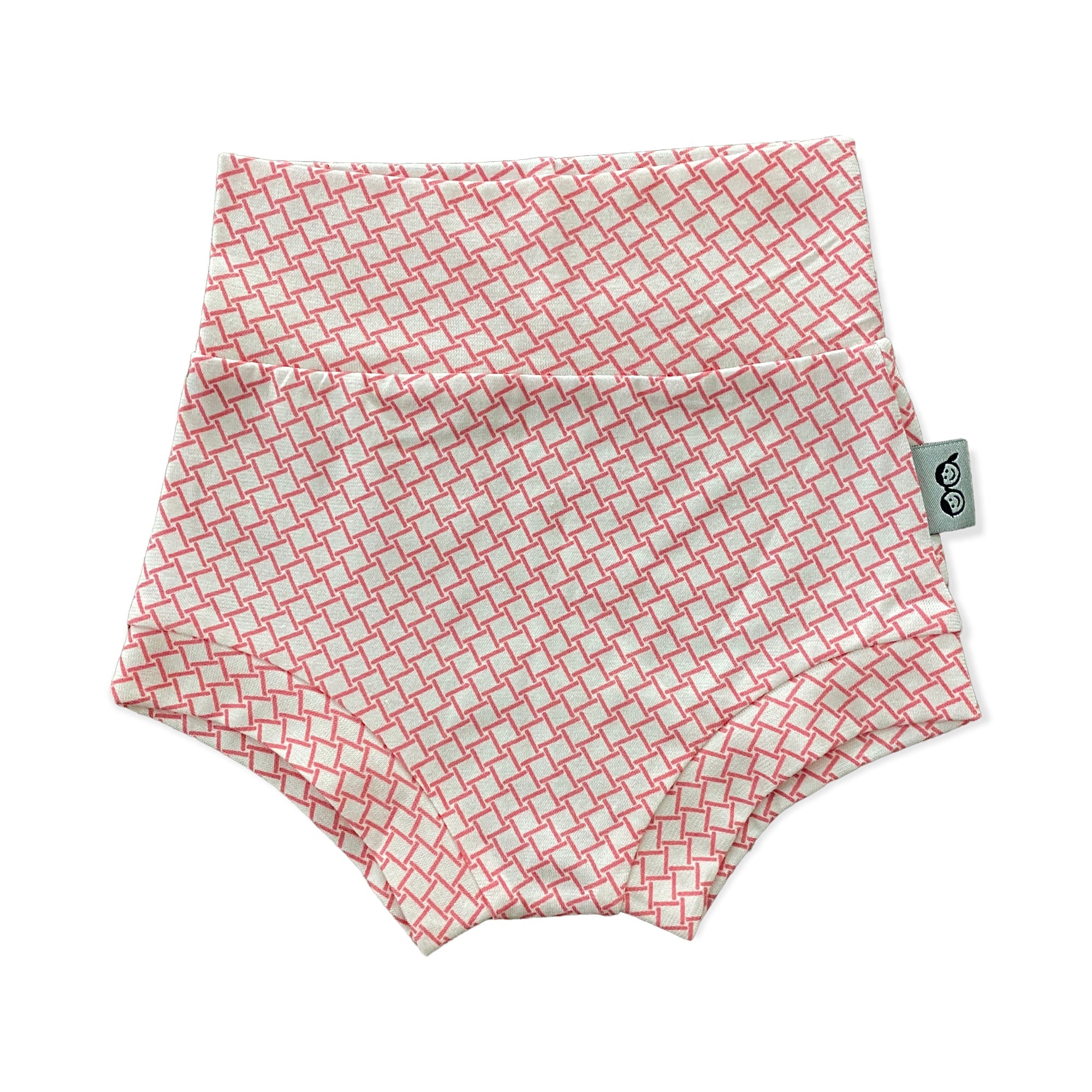 Pink and White Abstract Bummies