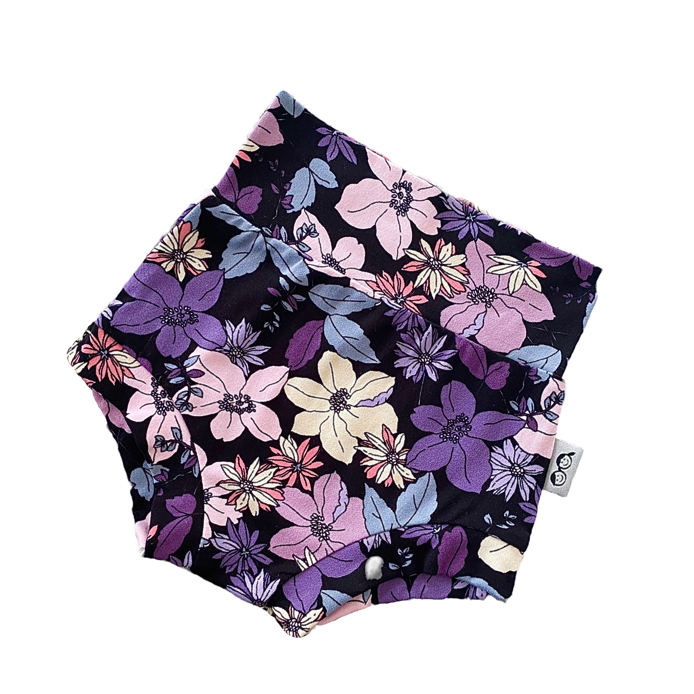 Purple Florals Bummies and/or Headbands