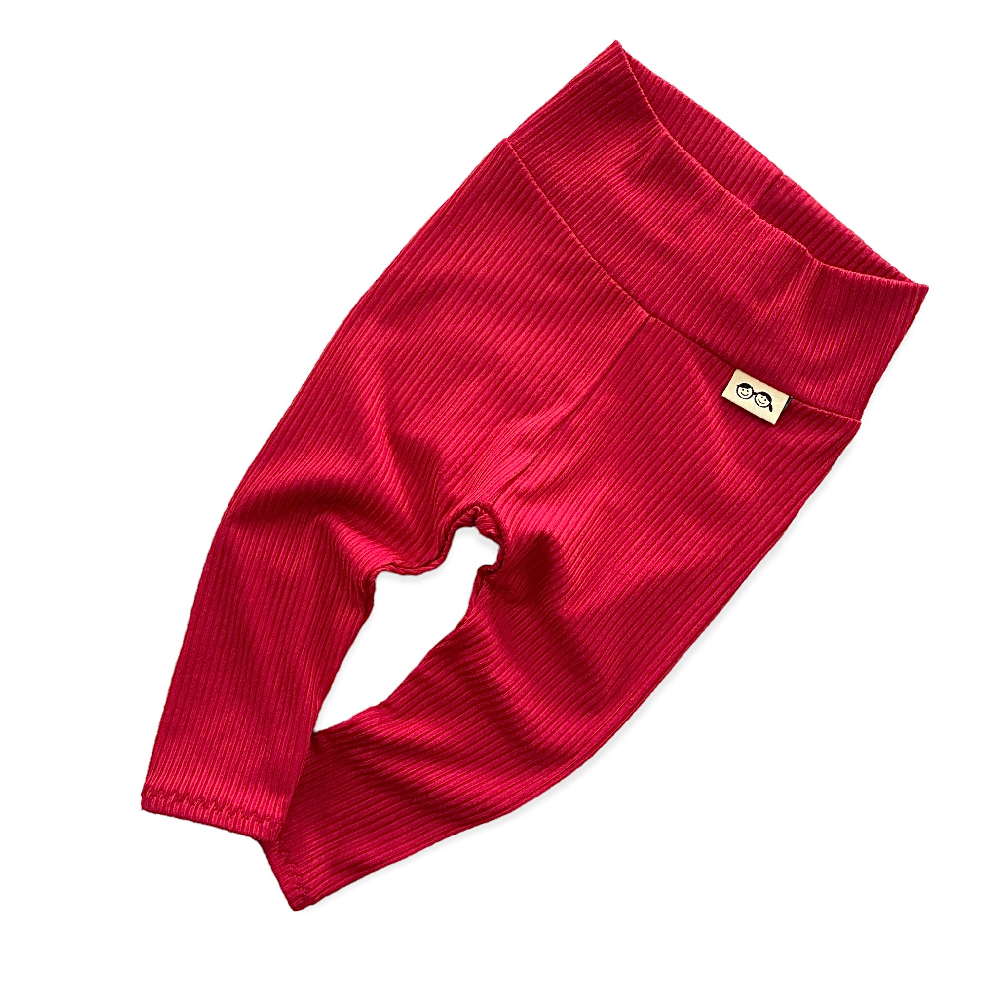 Red Ribbed Lounge Set