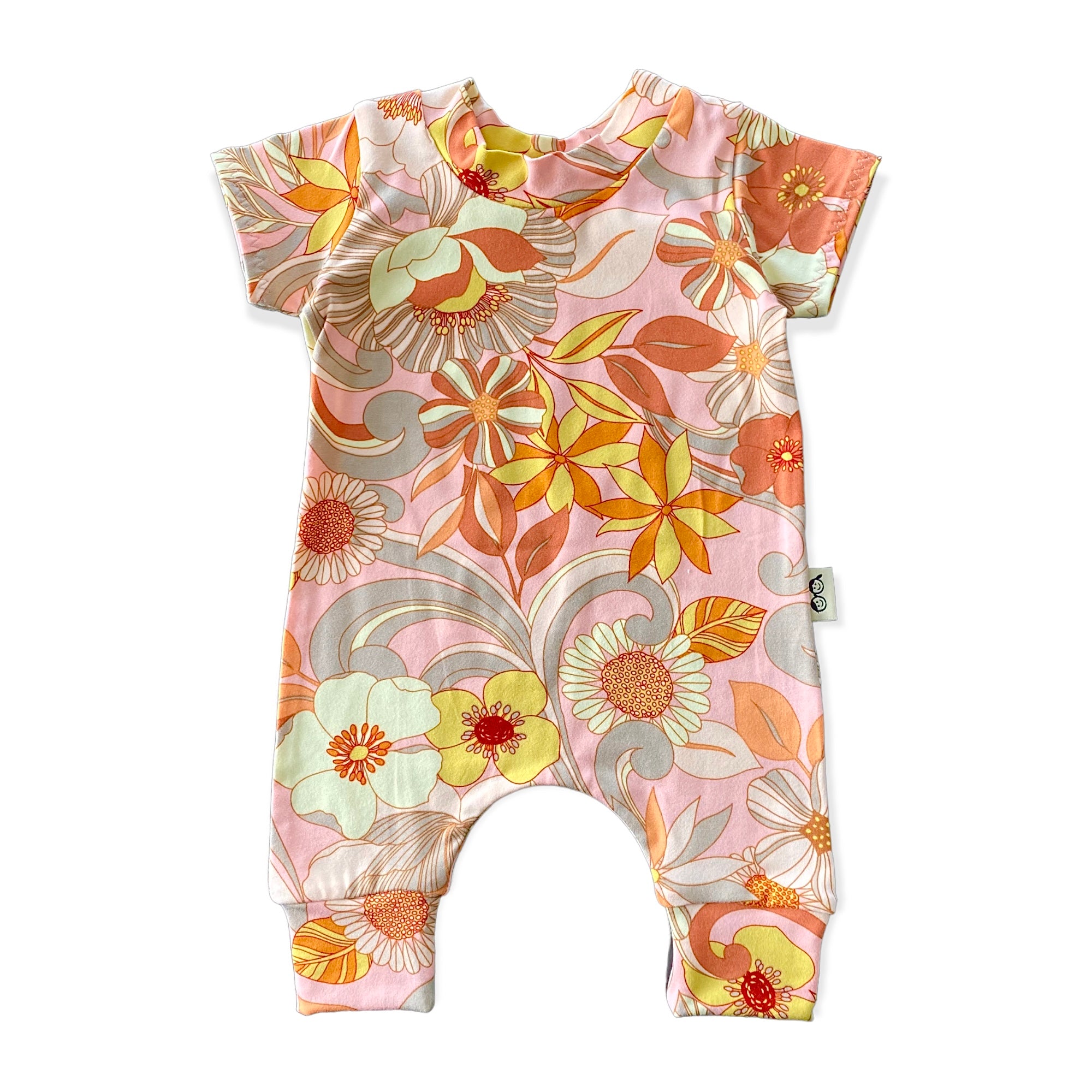 Retro Aloha Harem Romper