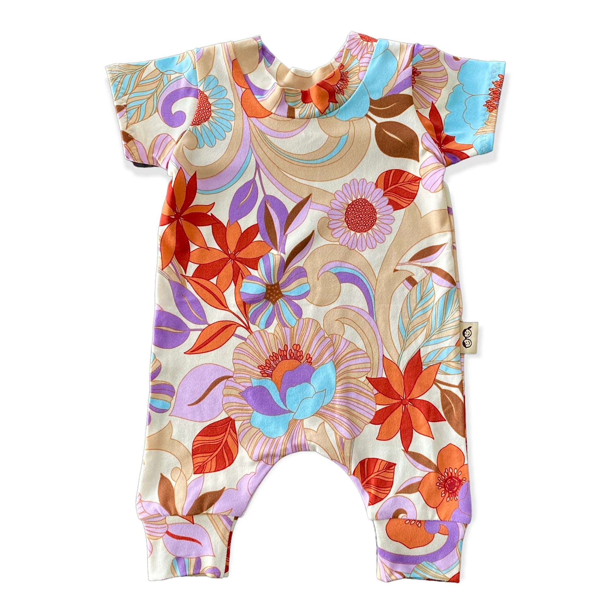 Retro Aloha Harem Romper