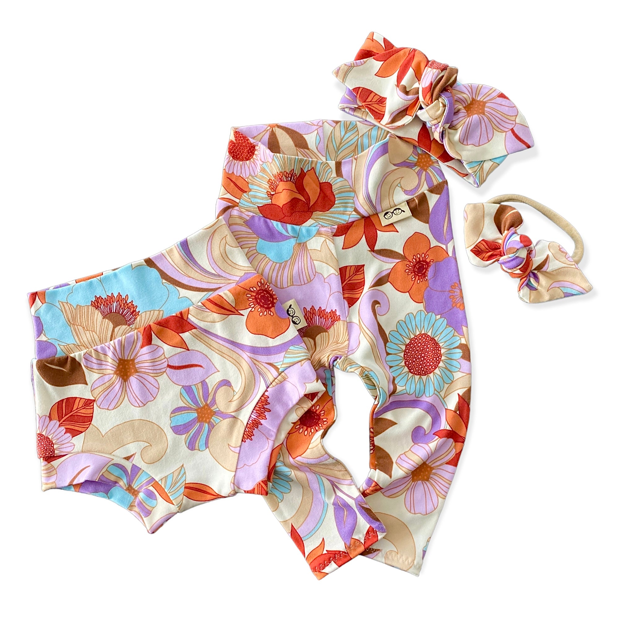 Retro Aloha Bummies and/or Headbands