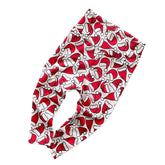 Santa Hats Baby Leggings with a cheerful festive print, designed for newborns and toddlers, perfect for Christmas celebrations and cozy winter days.