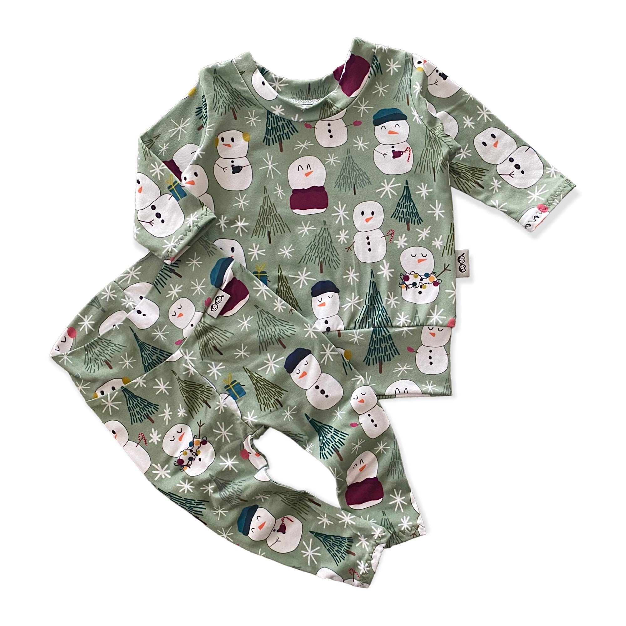 Snowman Christmas Dudis Pullover Set