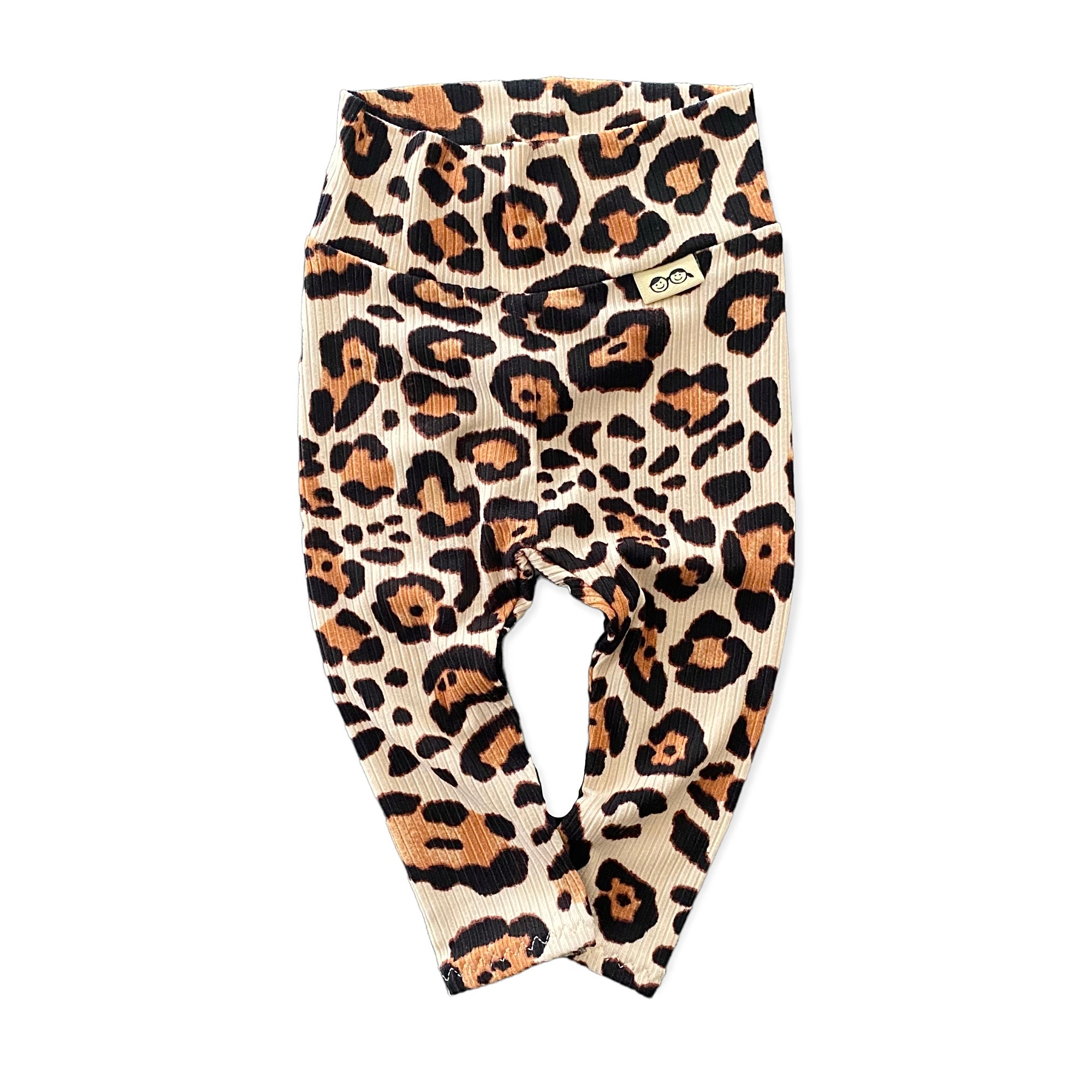 Taupe Leopard Ribbed Lounge Set