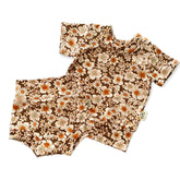 Vintage Flowers on Brown Summer Lounge Set