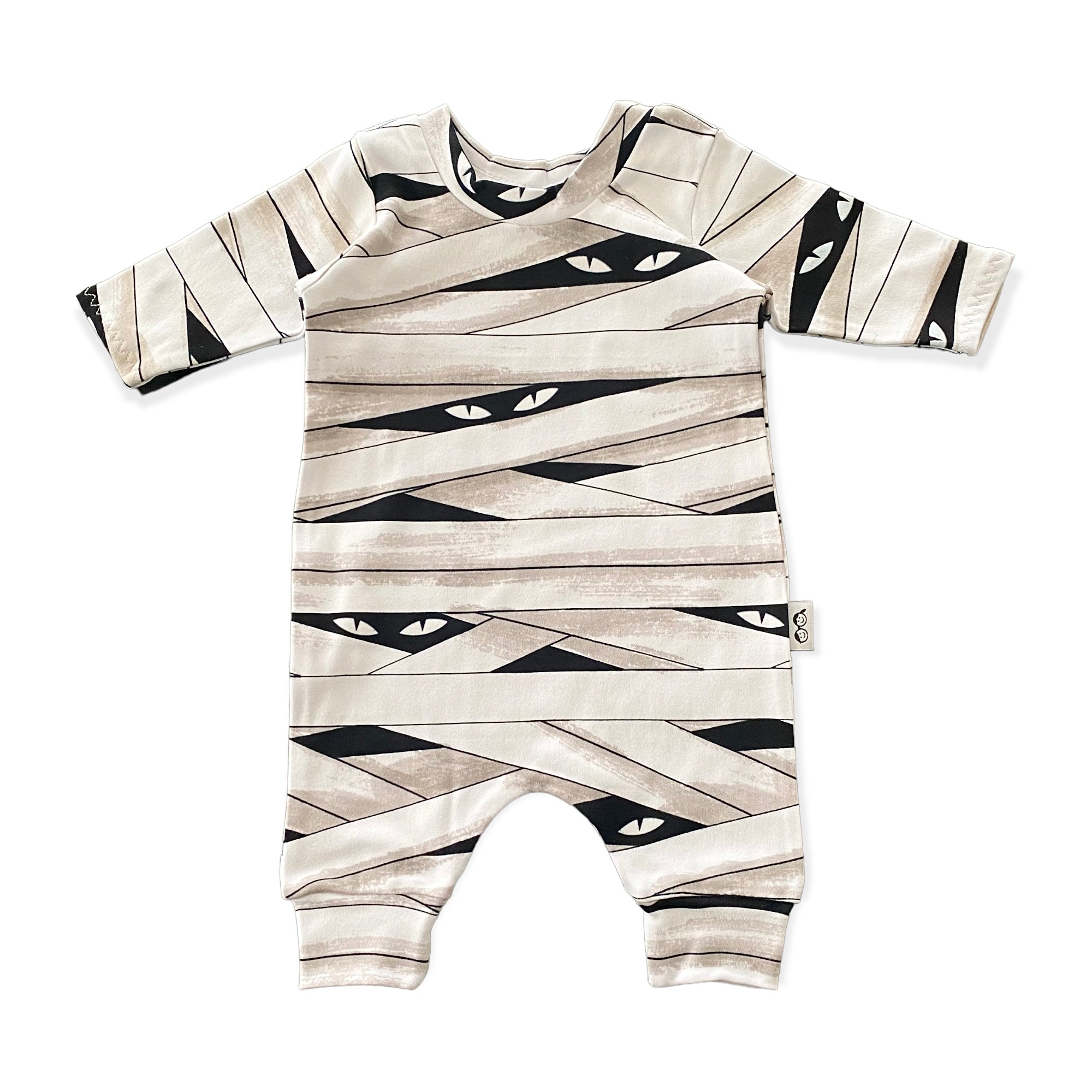 White Mummy Harem Romper