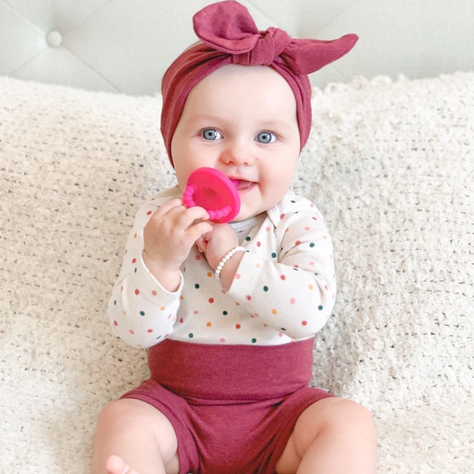 Heather Marsala Bummies and/or Headbands