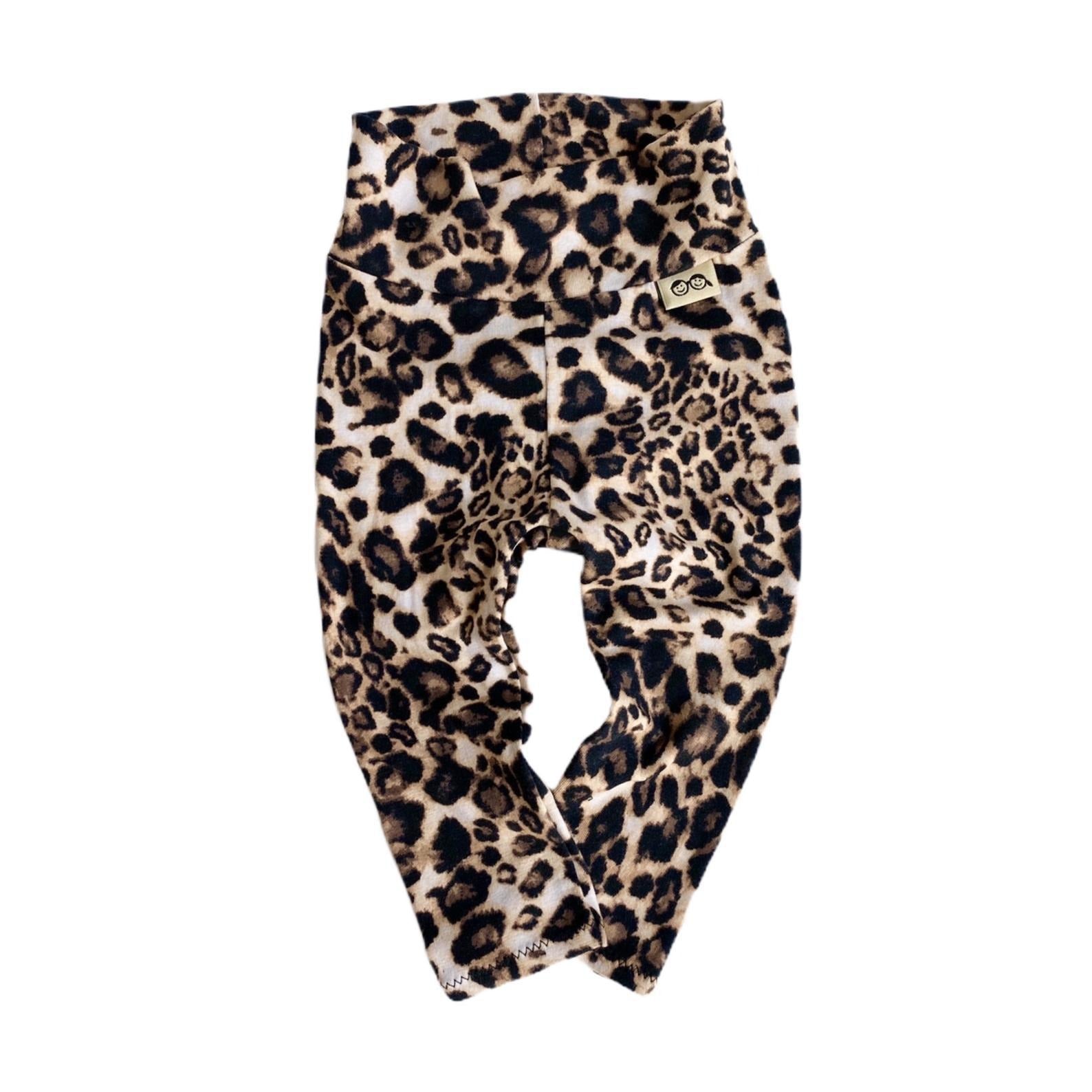 Tan Black Leopard Spot Leggings and/or Headbands