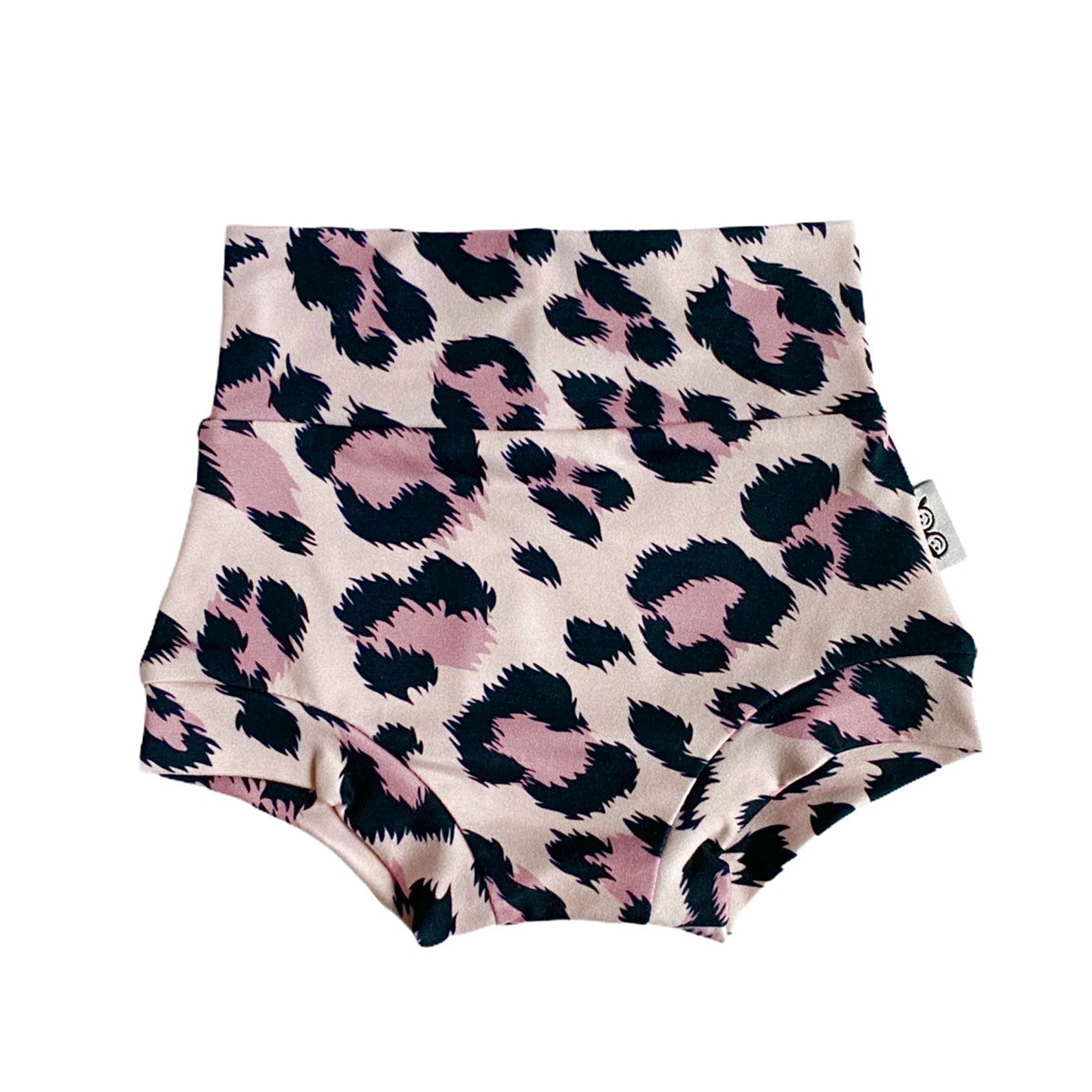 Peach Mauve Leopard Bummies and/or Headbands