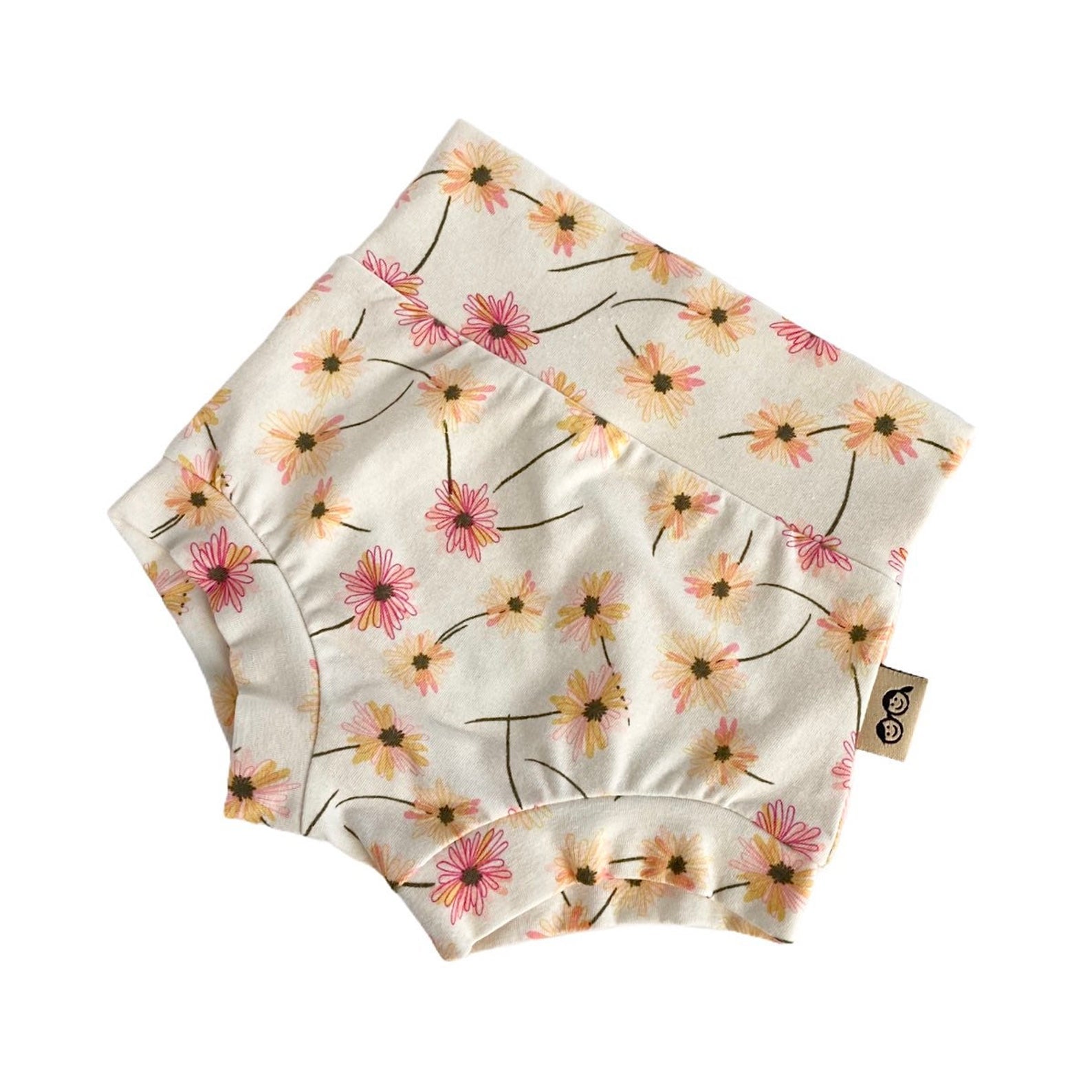 Cream Floral Bummies and/or Headbands