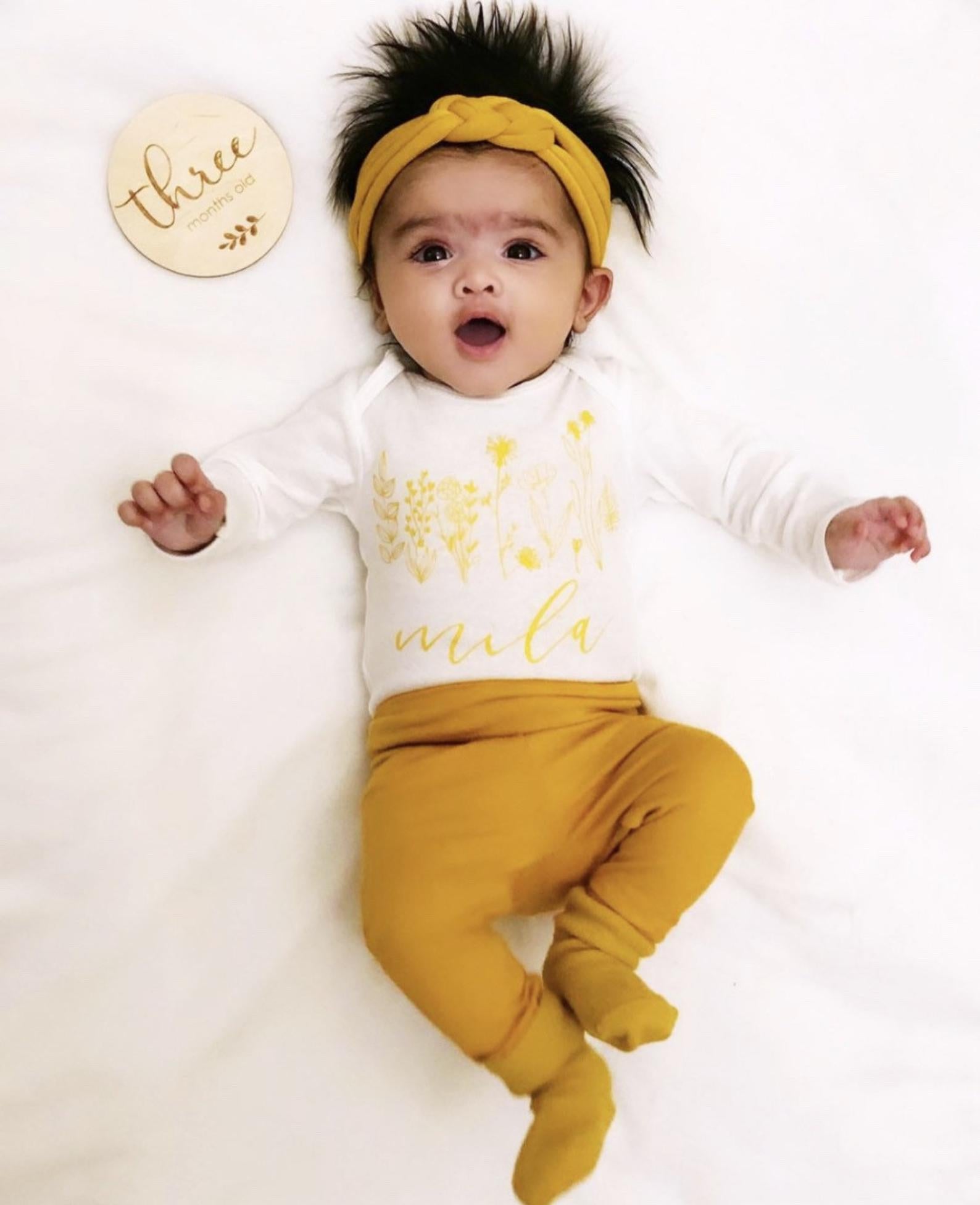 Mustard Leggings and/or Headbands