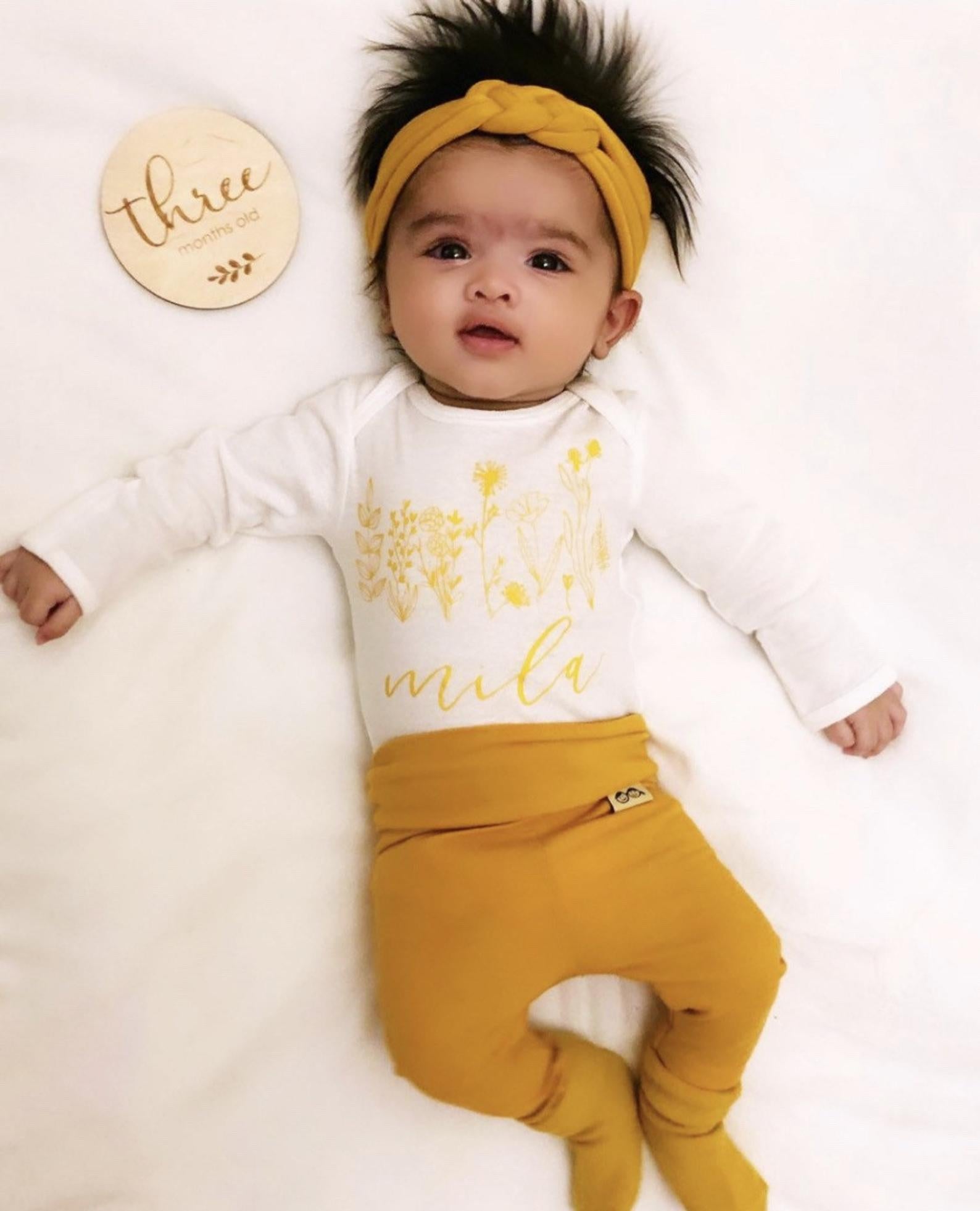 Mustard Leggings and/or Headbands