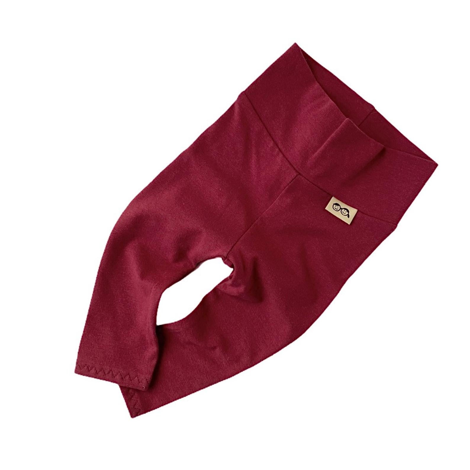 Burgundy Leggings and/or Beanie Knot Hat