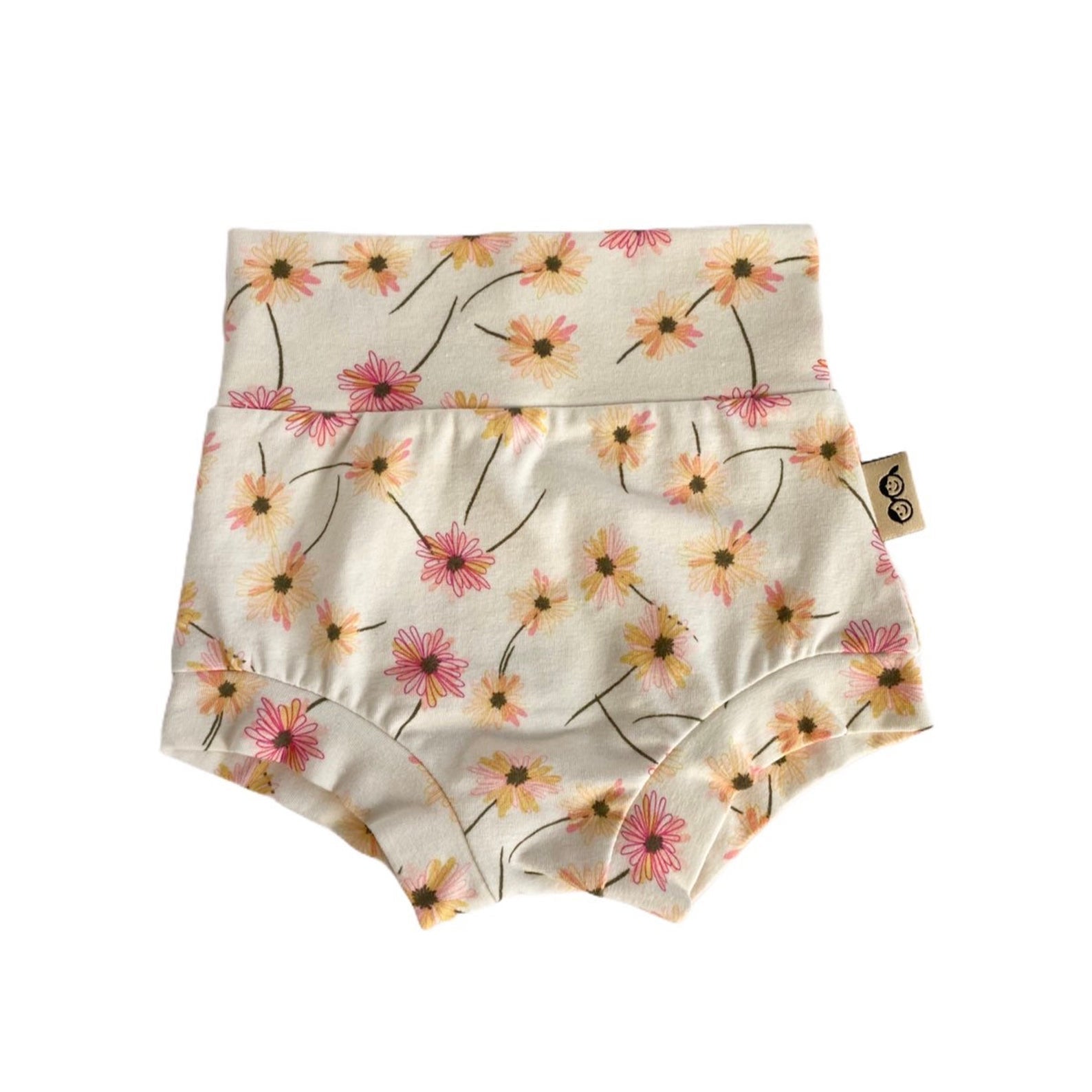 Cream Floral Bummies and/or Headbands