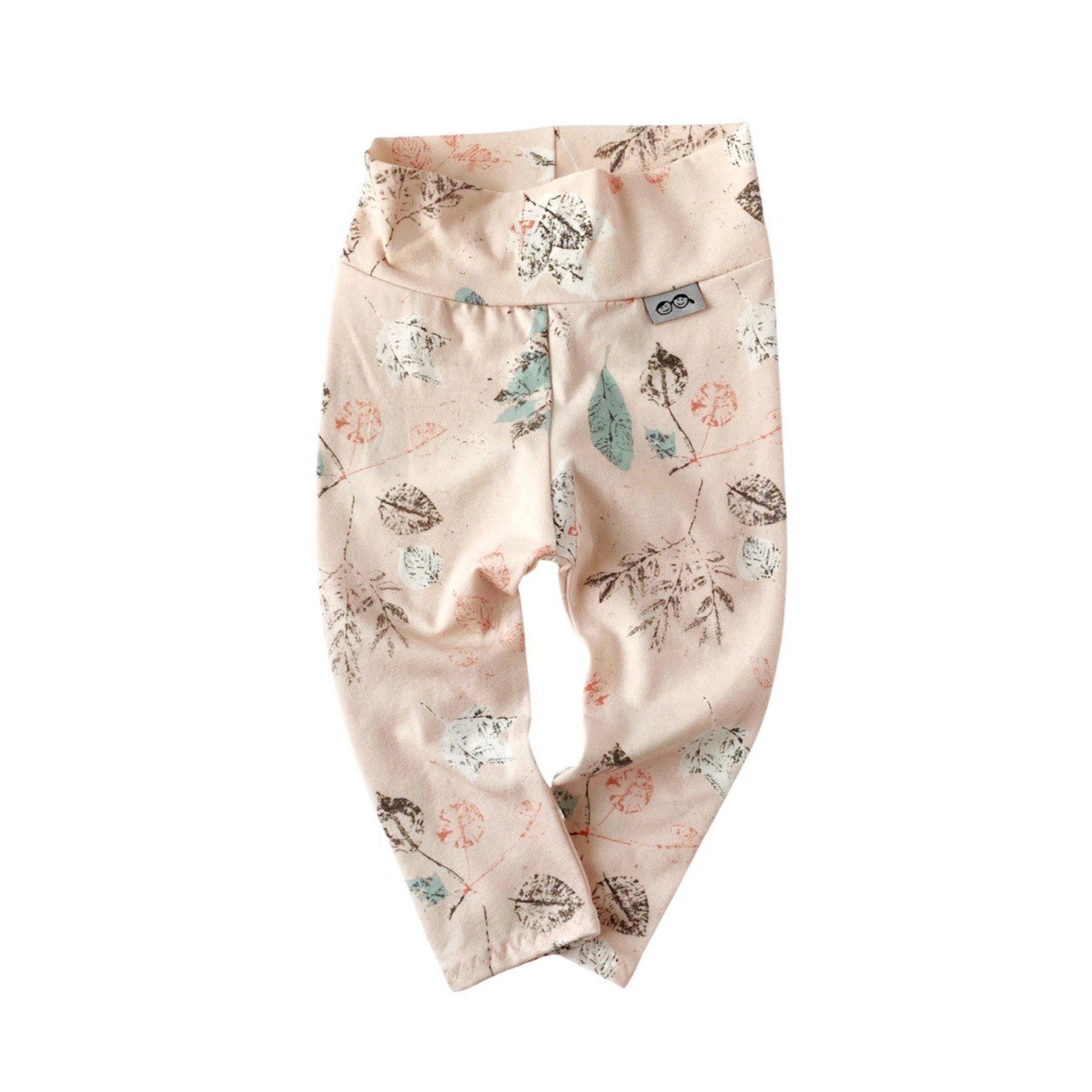 Fossil Foliage on Cream Leggings and/or Headbands