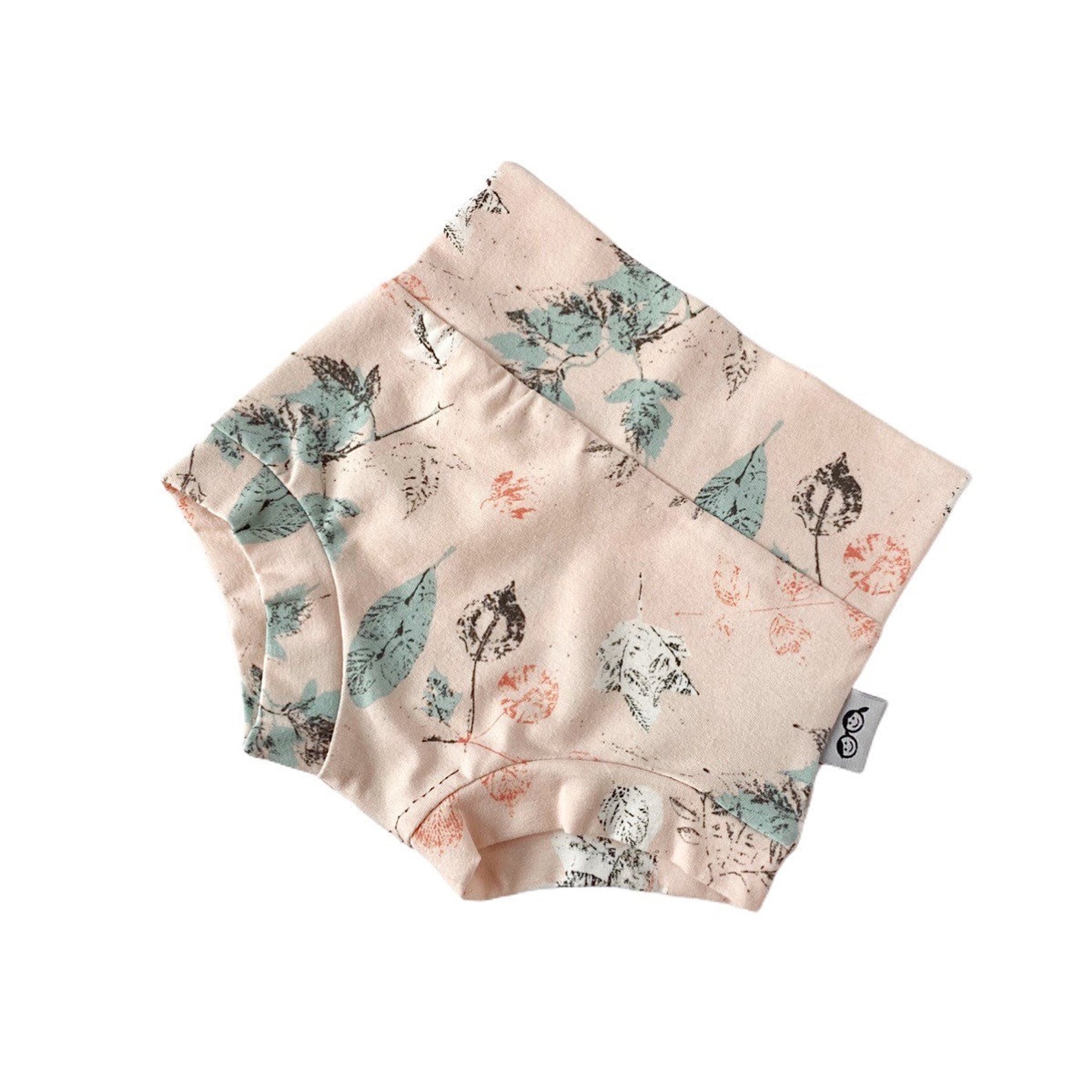 Fossil Foliage on Cream Bummies and/or Headbands