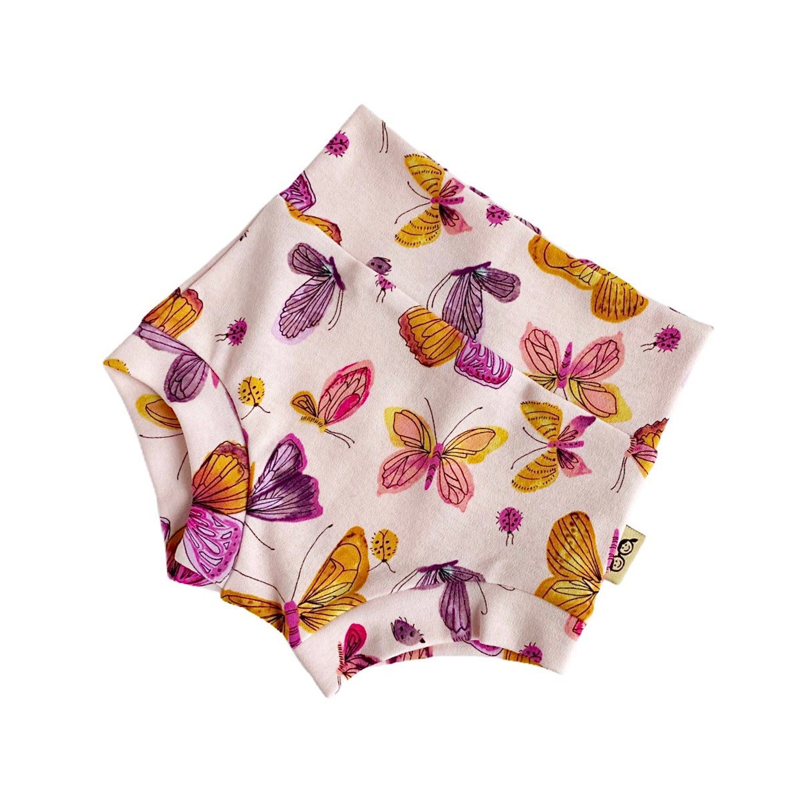 Pink Butterflies Bummies and/or Headbands