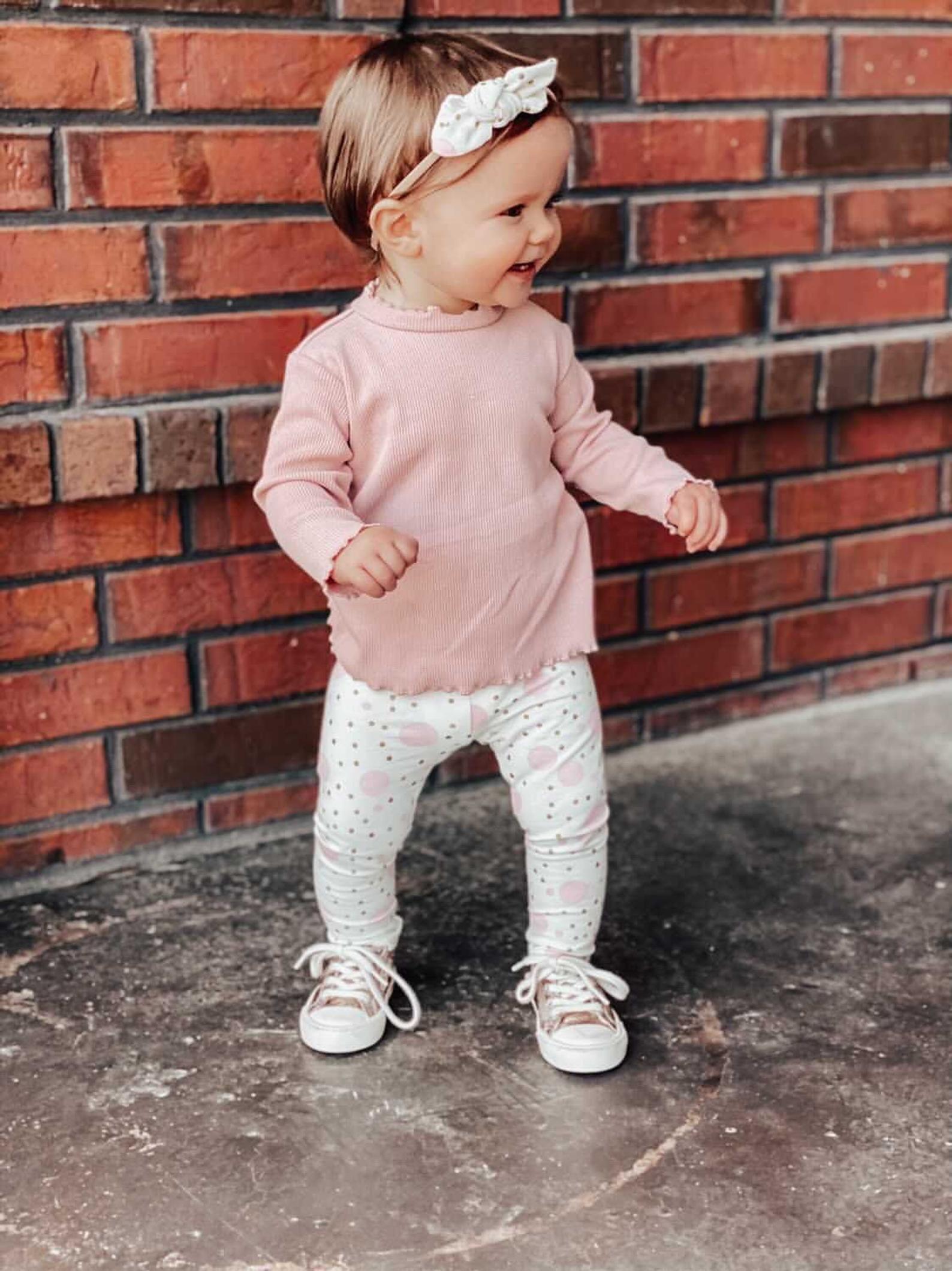 Pastel Polka Dot Leggings and/or Headbands