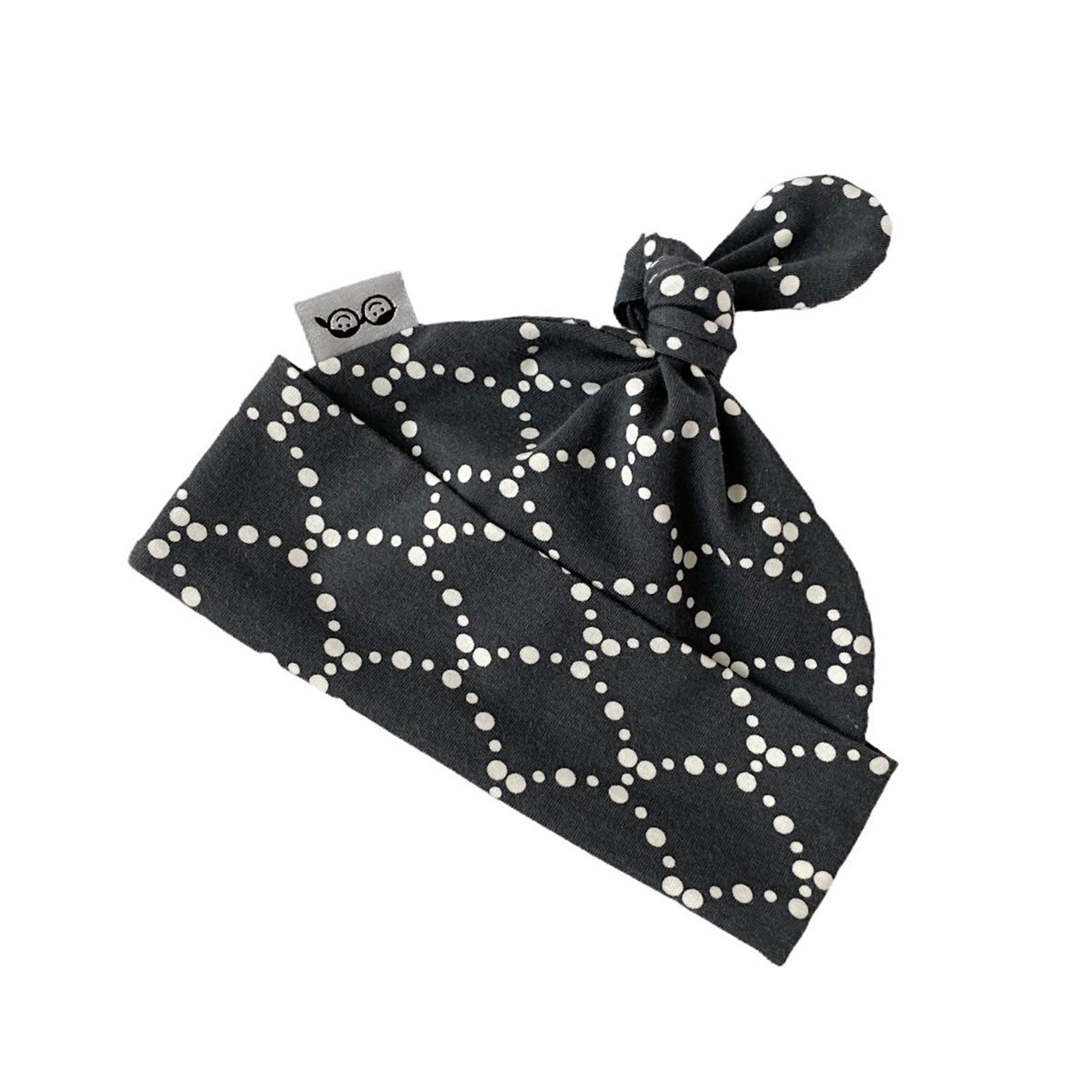 Ripples Black Leggings and/or Beanie Knot Hat