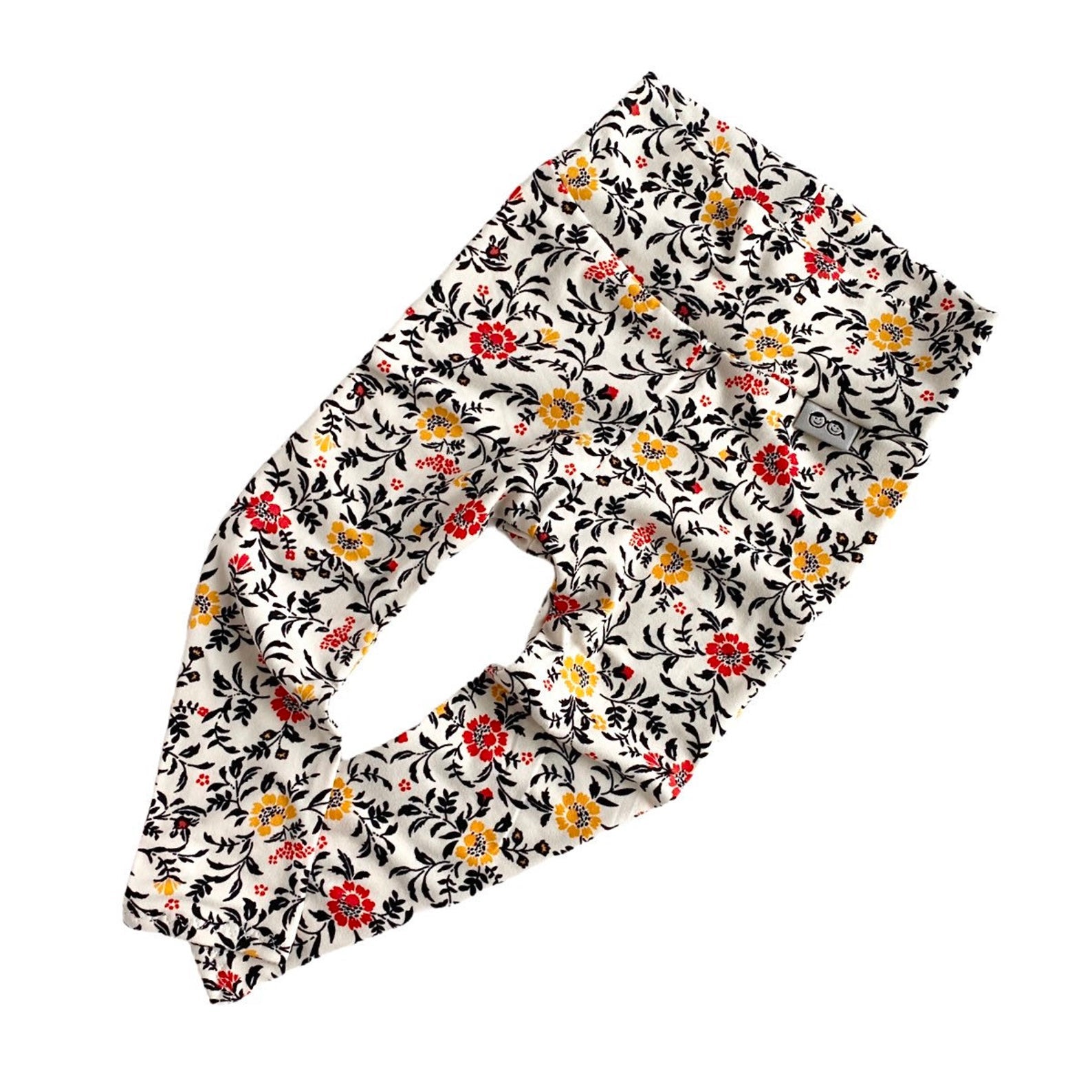 Ivory Floral Leggings and/or Headbands