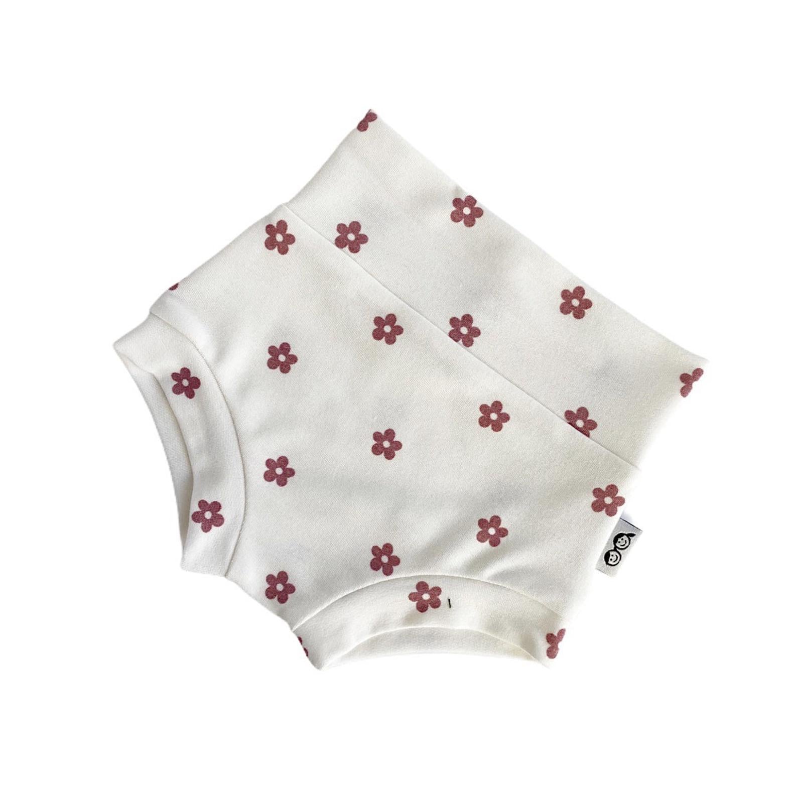 Mauve Ivory Dainty Flower Bummies and/or Headbands