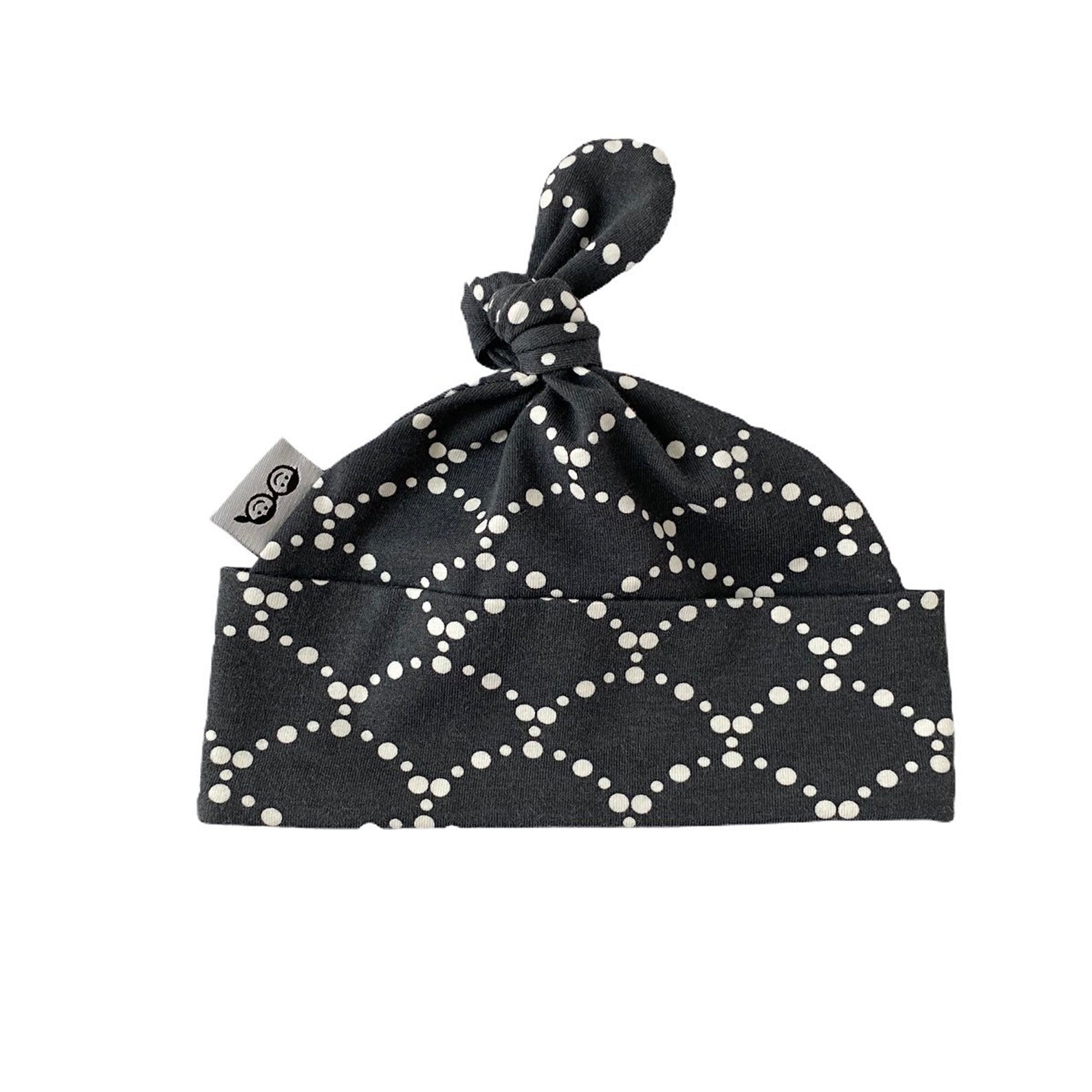Ripples Black Leggings and/or Beanie Knot Hat