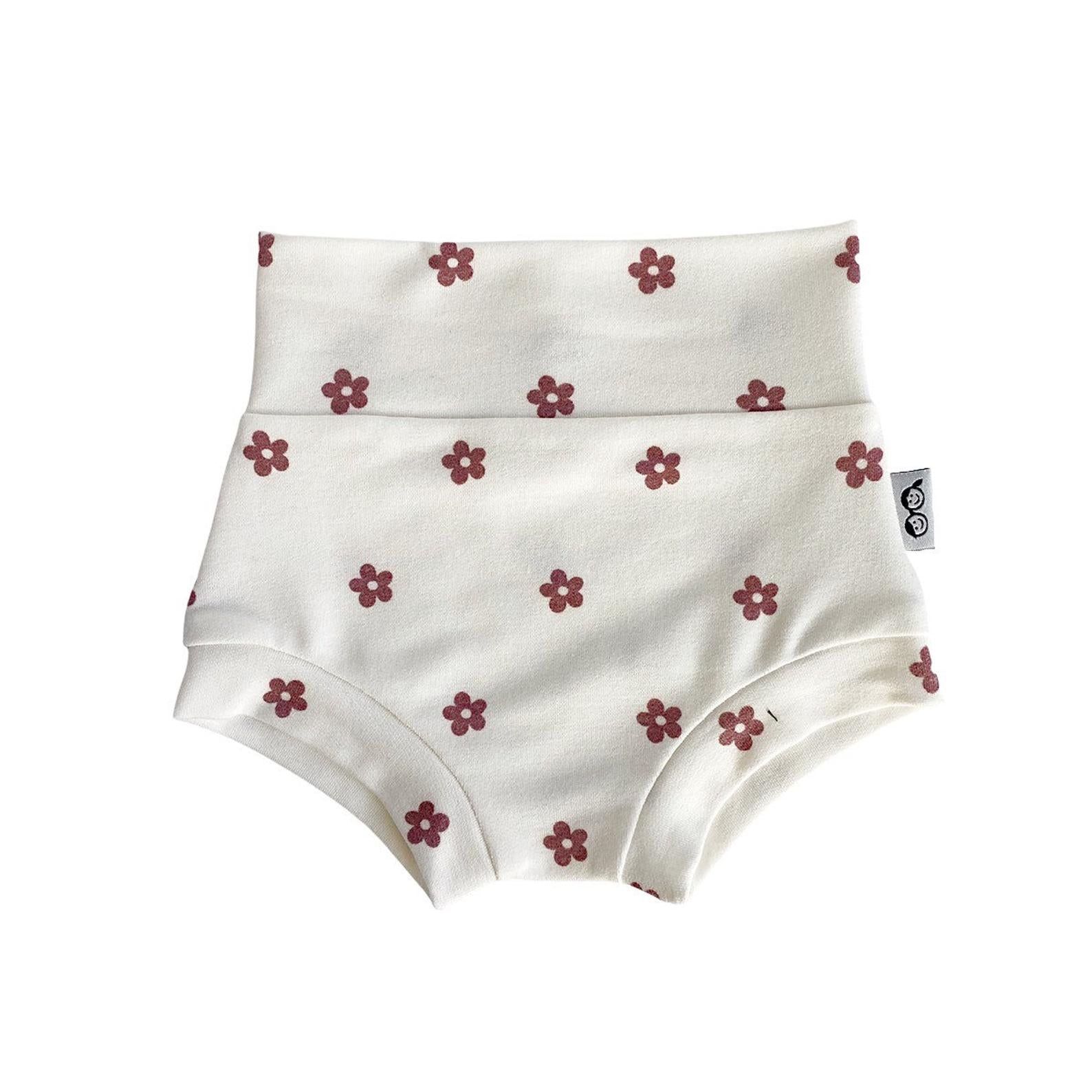 Mauve Ivory Dainty Flower Bummies and/or Headbands