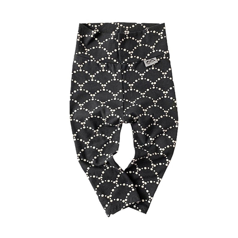 Ripples Black Leggings
