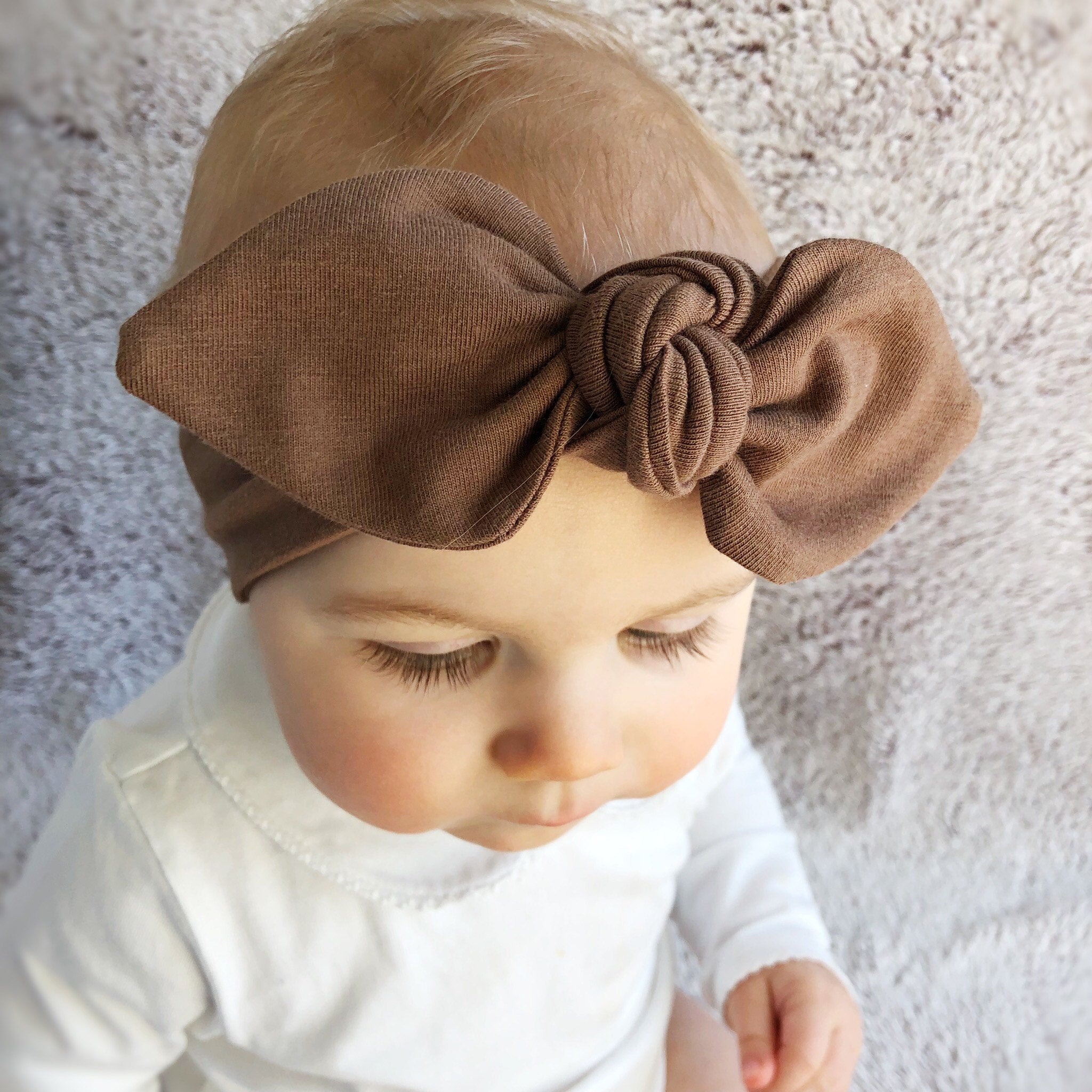 Champagne, Camel, Mocha - Top Knot Headbands