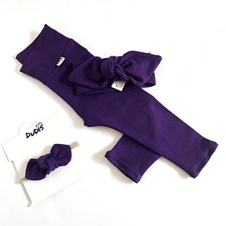 Dark Purple Leggings and/or Headbands