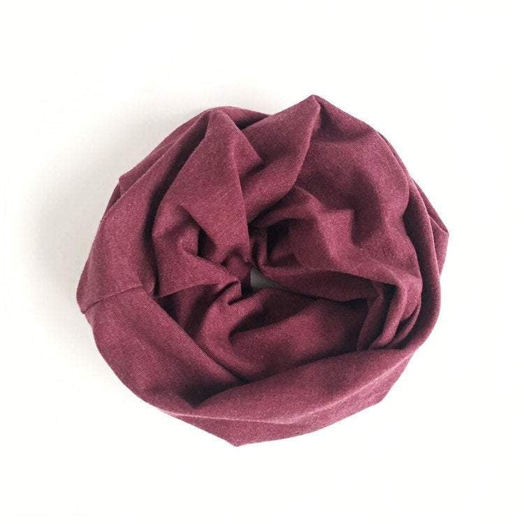 Heather Marsala - Infinity Scarf