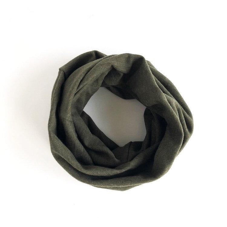 Olive Green - Infinity Scarf