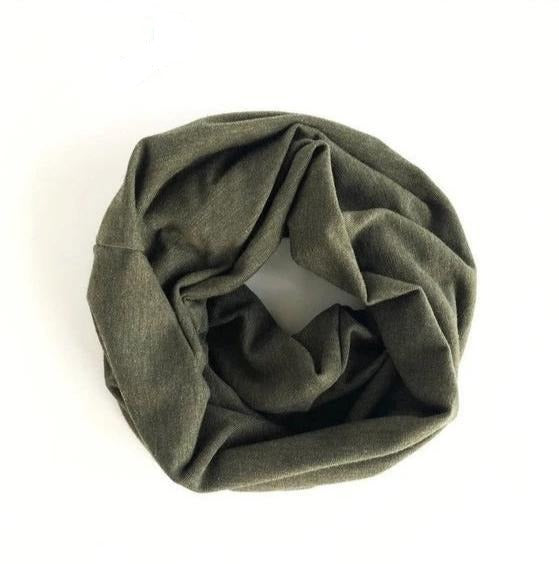 Olive Green - Infinity Scarf