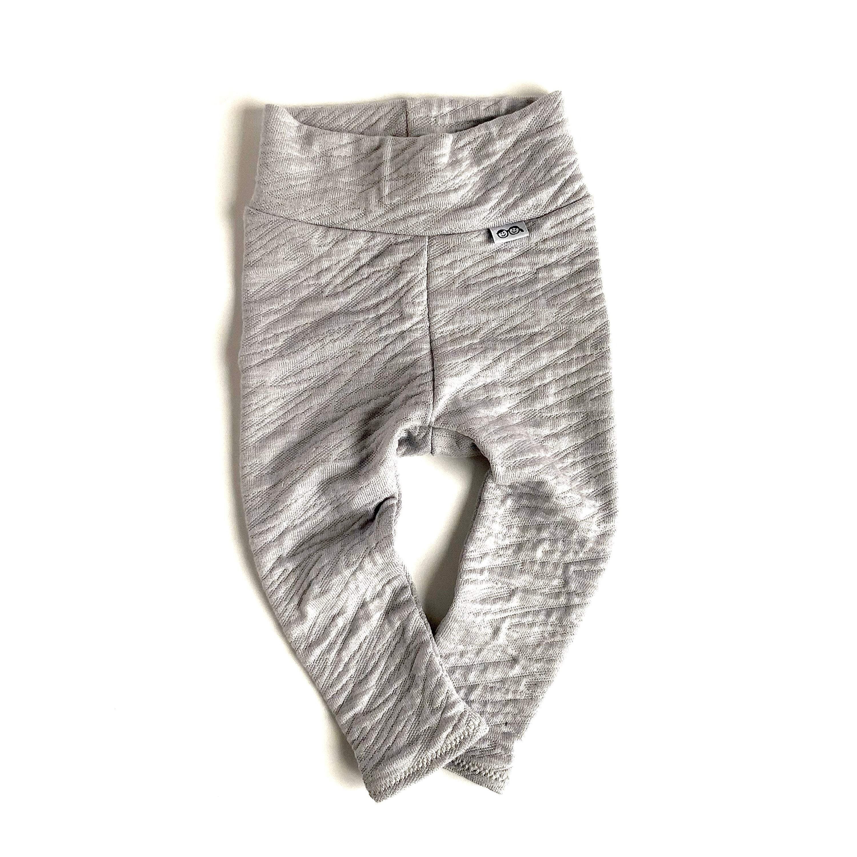 Grey Textured Leggings and/or Knot Beanie Hat