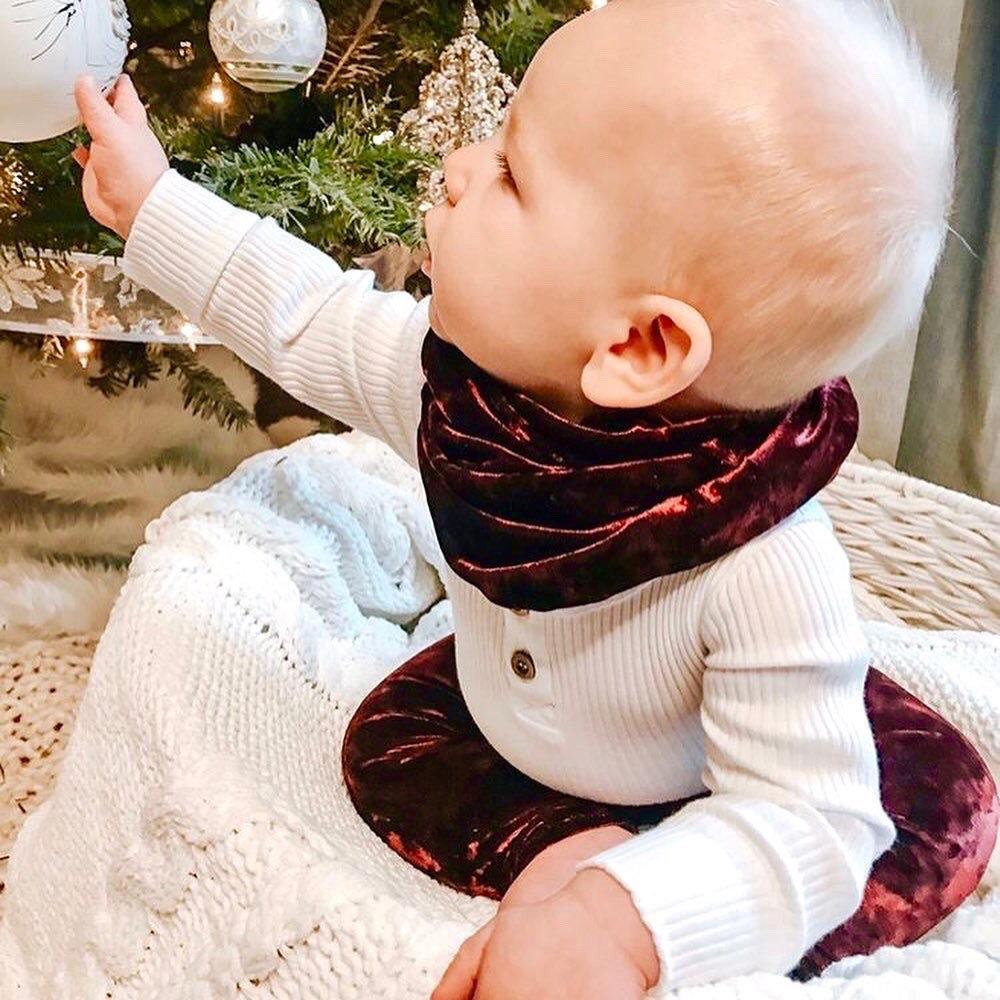 Burgundy Velvet - Infinity Scarf