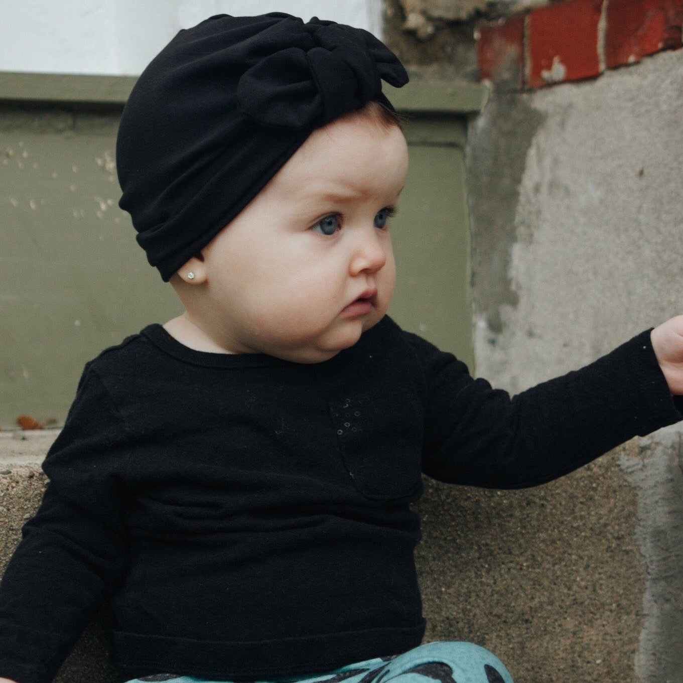 Black - Turban Hat