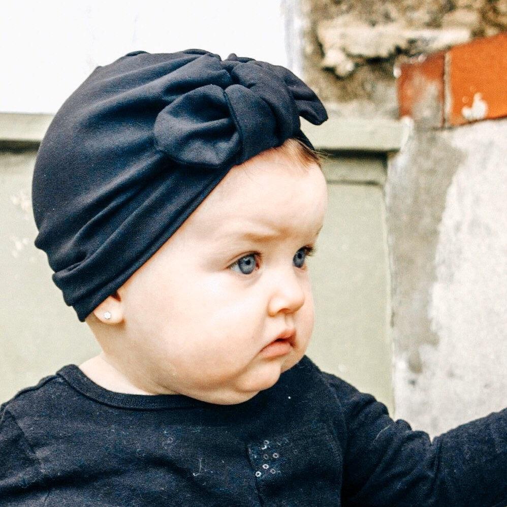 Black - Turban Hat