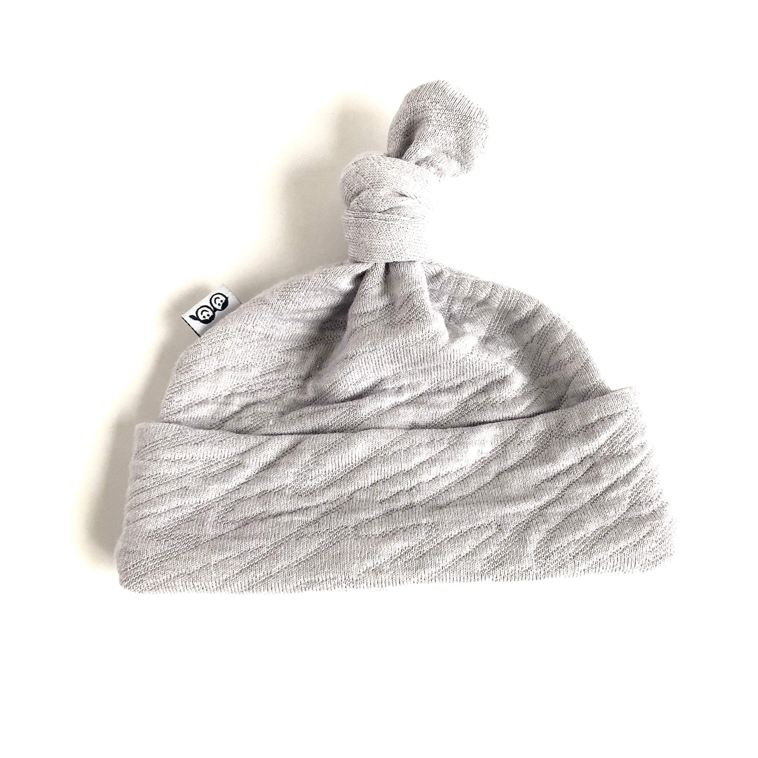 Grey Textured Leggings and/or Knot Beanie Hat