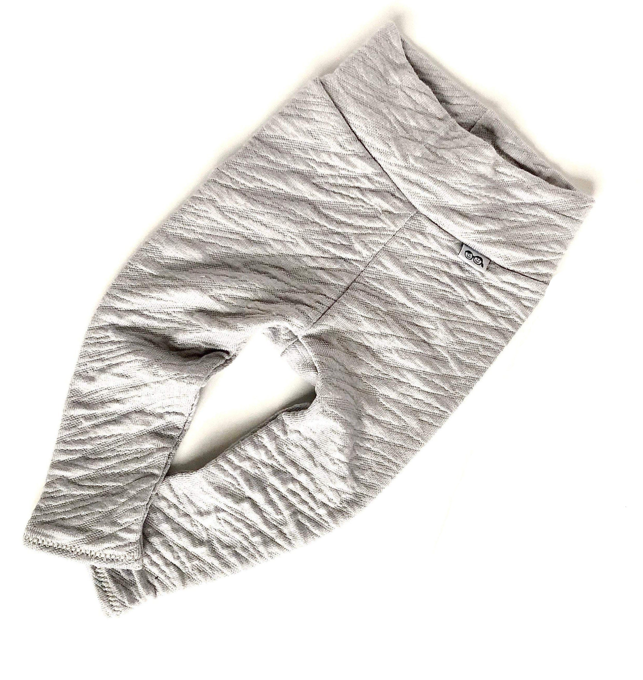Grey Textured Leggings and/or Knot Beanie Hat
