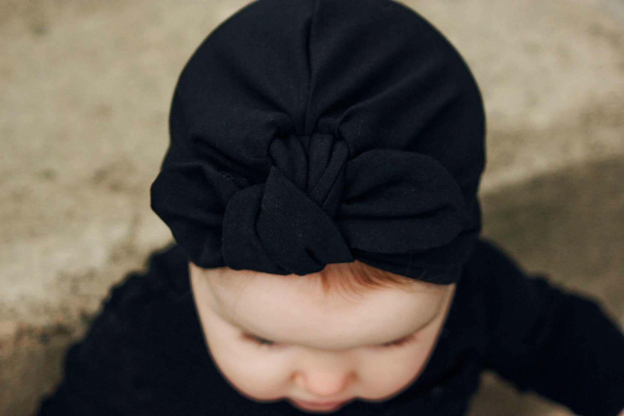 Black - Turban Hat