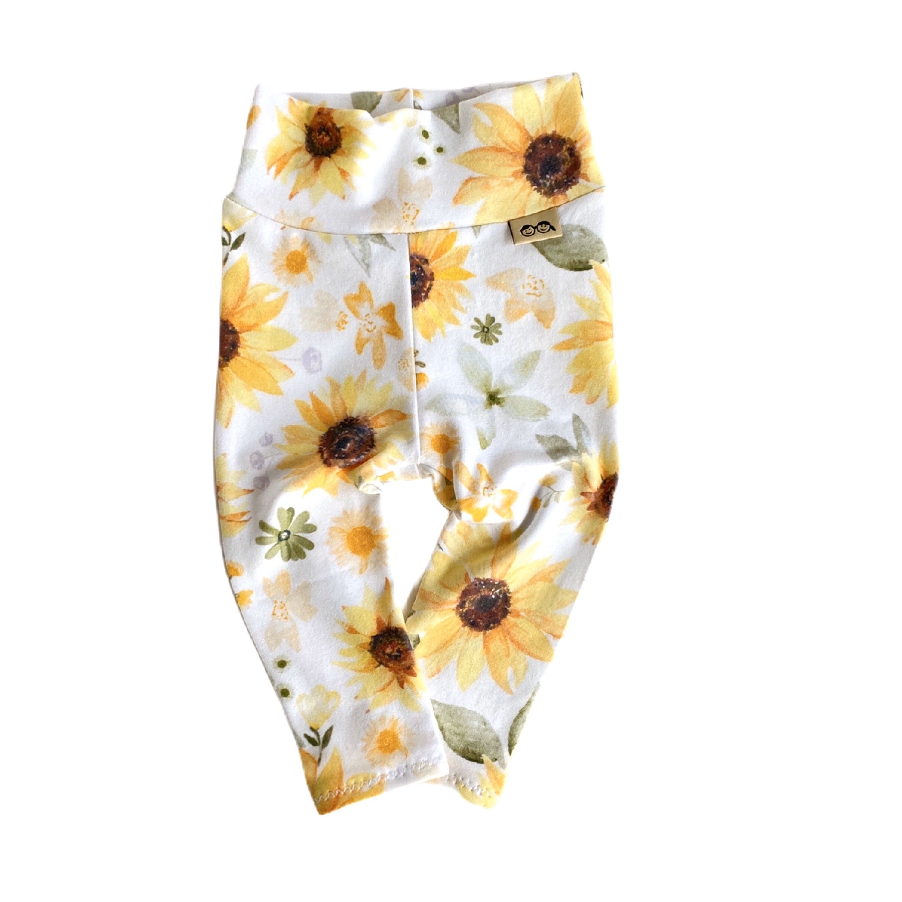 Sunflower Leggings and/or Headbands