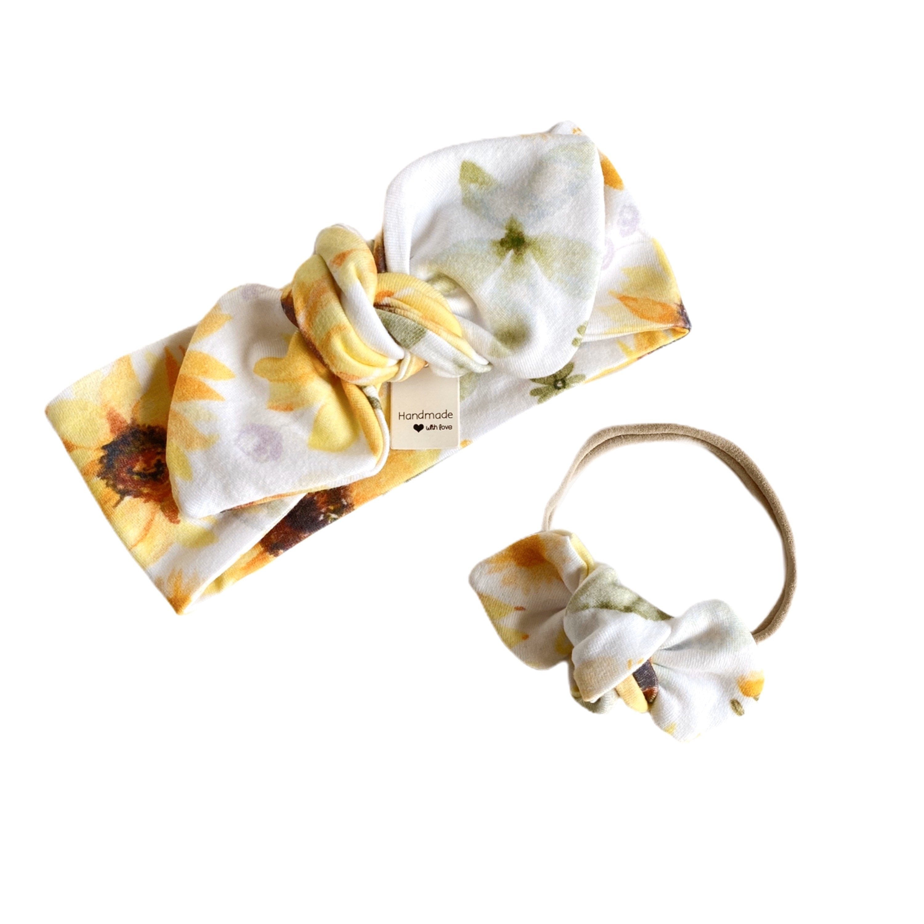 Sunflower Leggings and/or Headbands